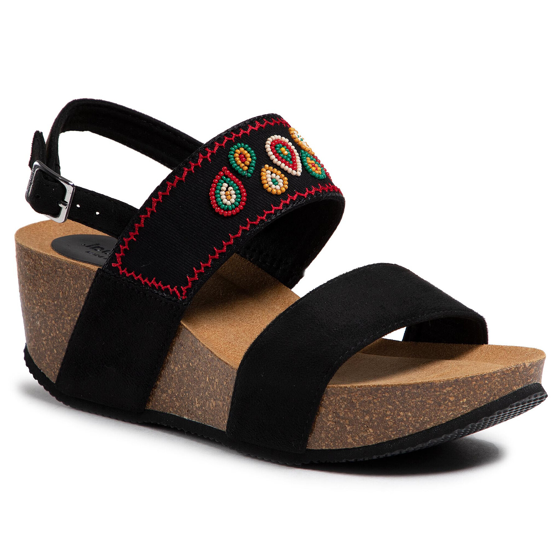 Desigual Сандали Leo Beads 21SSHA17 Черен - Pepit.bg