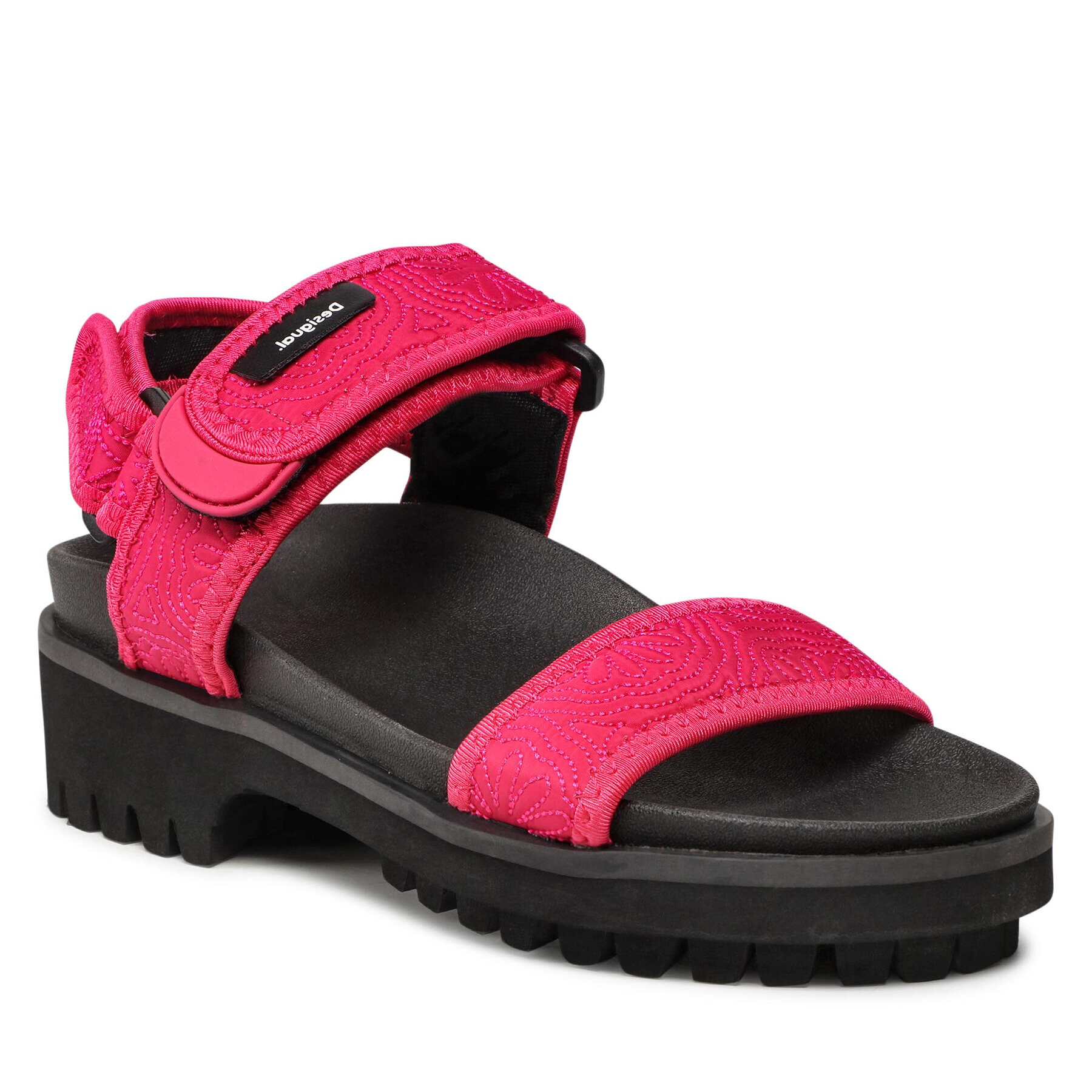 Desigual Сандали Track Sandal Daisy 22SSHA09 Розов - Pepit.bg