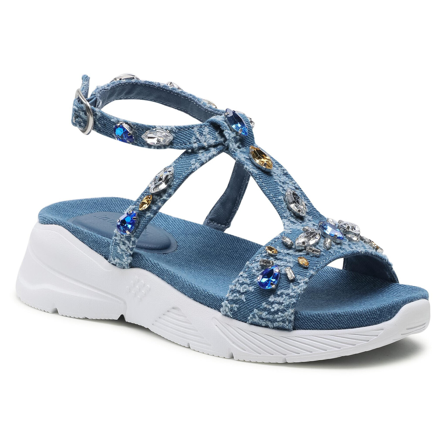 Desigual Сандали Yuniker Denim 21SSHA06 Син - Pepit.bg