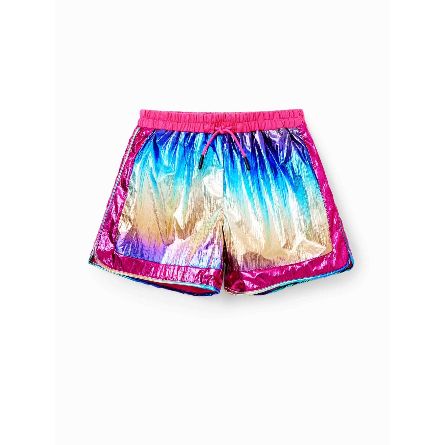 Desigual Шорти от плат 23SGPW02 Цветен Regular Fit - Pepit.bg