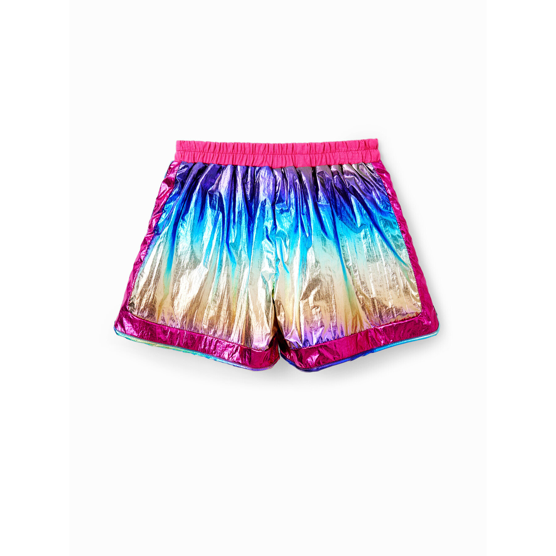 Desigual Шорти от плат 23SGPW02 Цветен Regular Fit - Pepit.bg