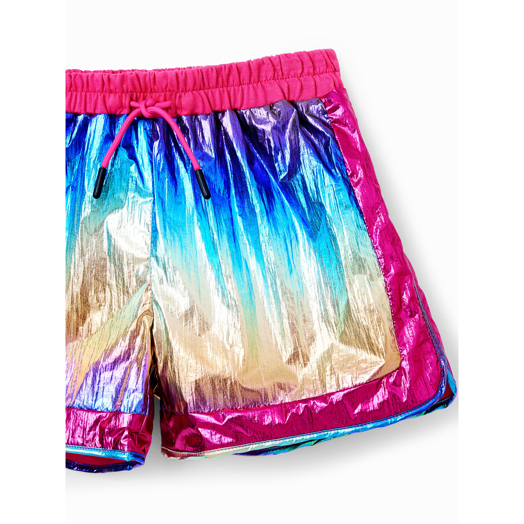 Desigual Шорти от плат 23SGPW02 Цветен Regular Fit - Pepit.bg