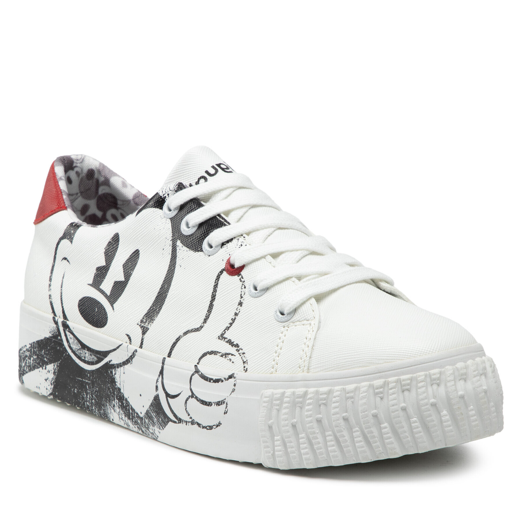 Desigual Сникърси 21WSKP27 Бял - Pepit.bg