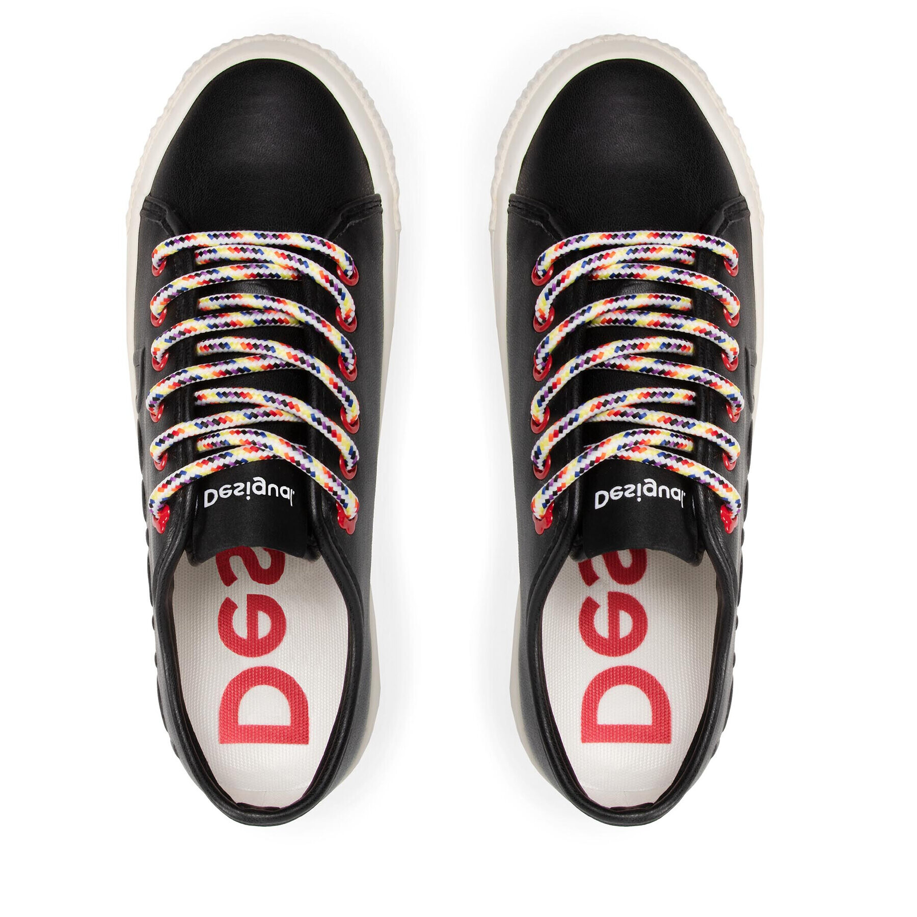 Desigual Сникърси 22SSKP23 Черен - Pepit.bg