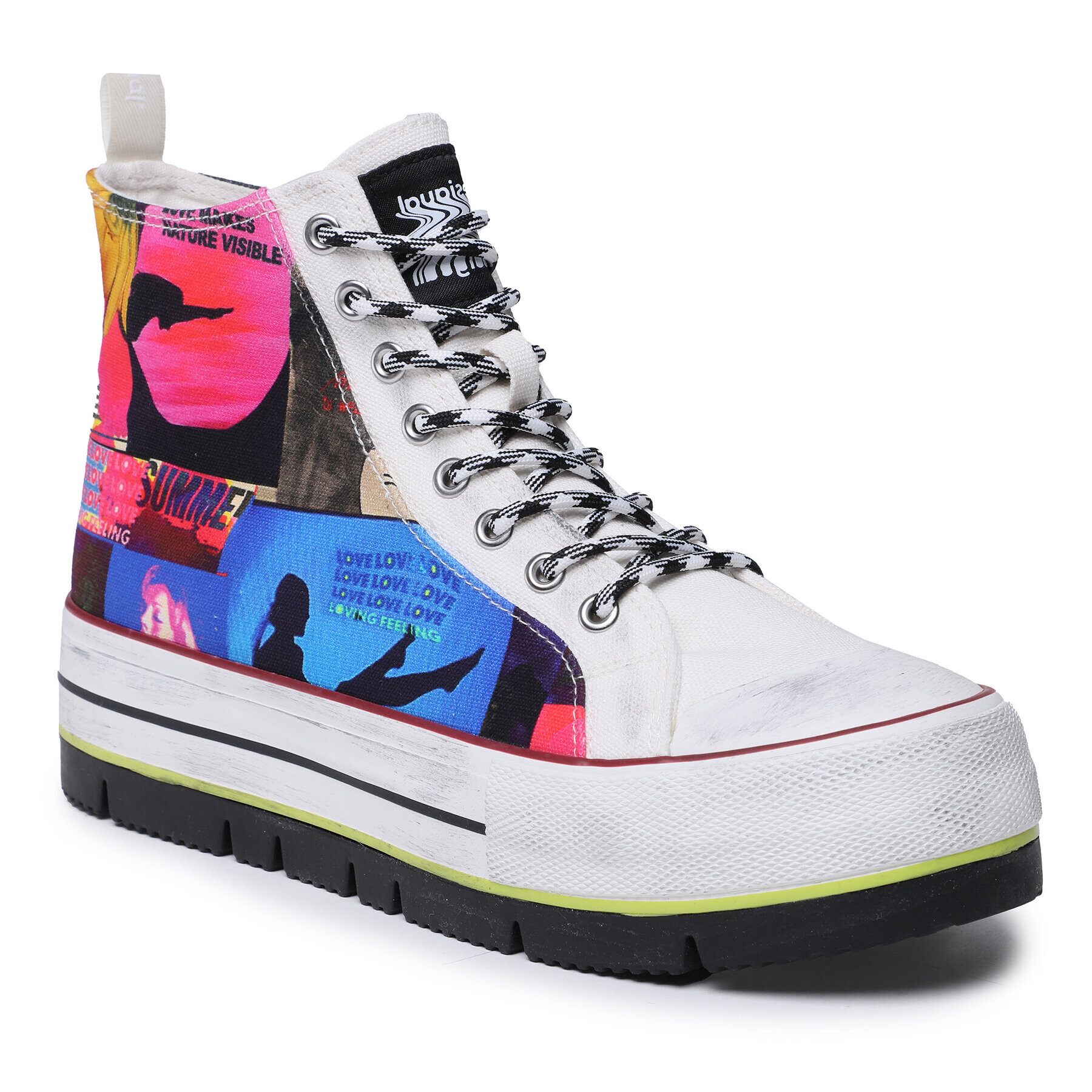 Desigual Сникърси 23SSKA44 Цветен - Pepit.bg