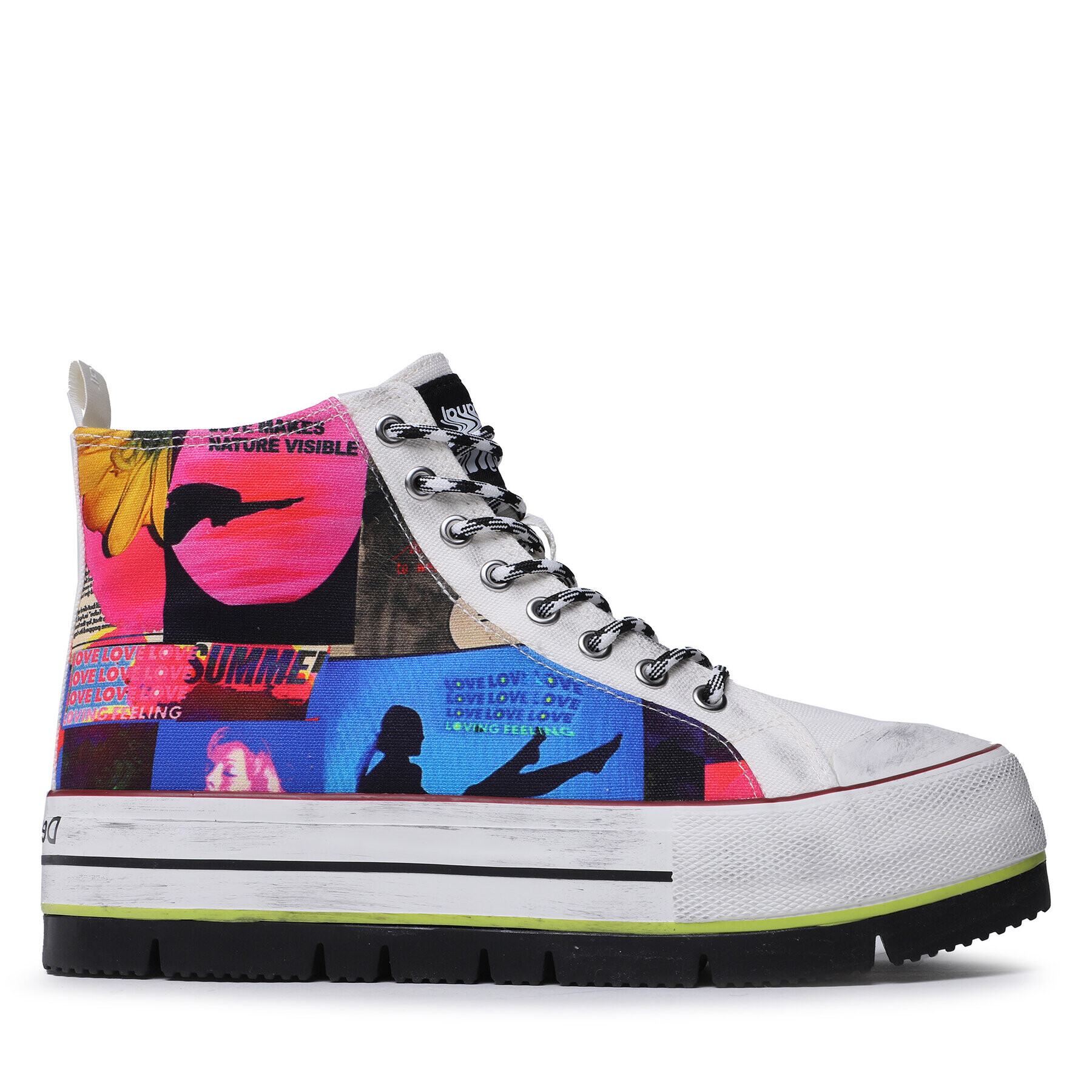 Desigual Сникърси 23SSKA44 Цветен - Pepit.bg