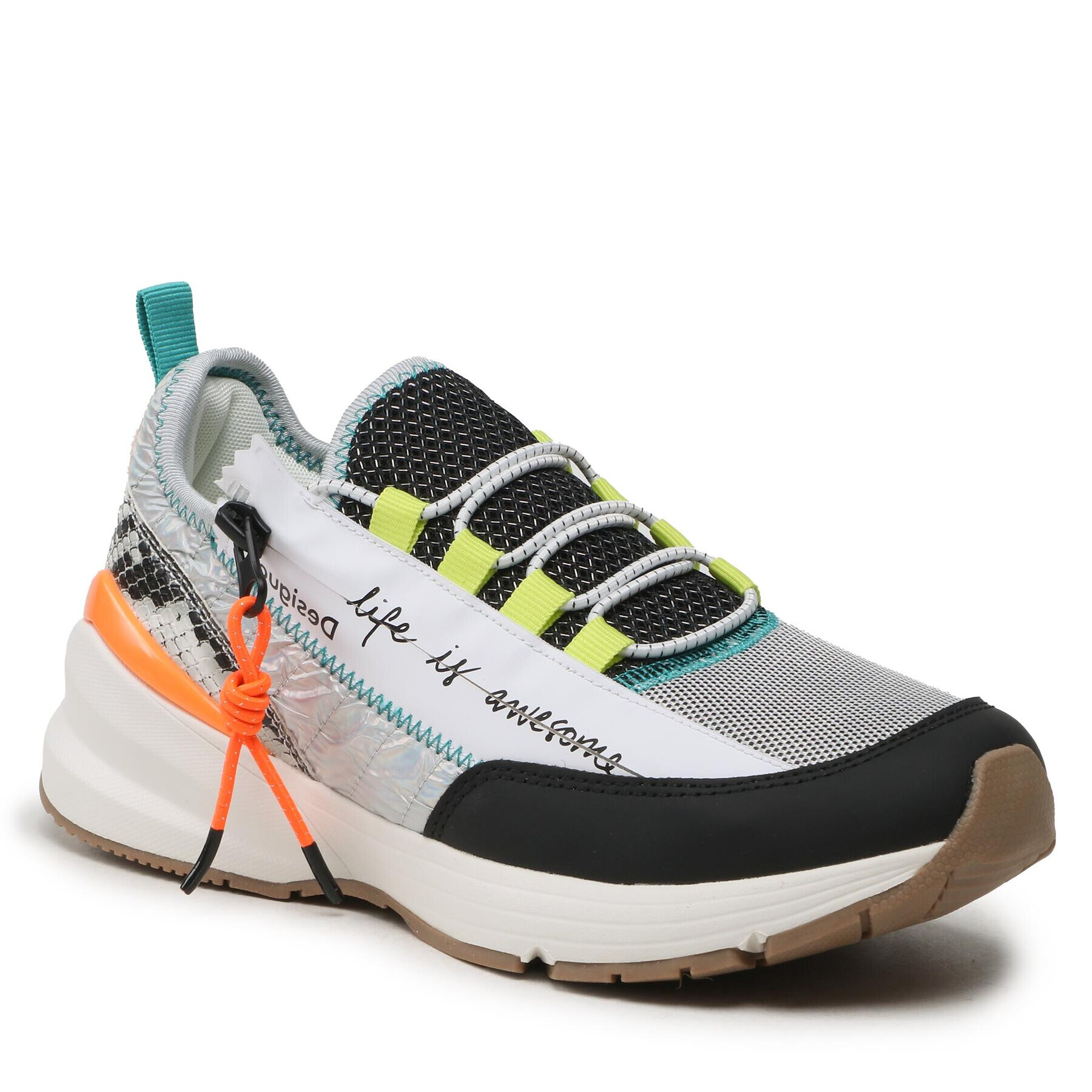Desigual Сникърси 23SSKP21 Цветен - Pepit.bg