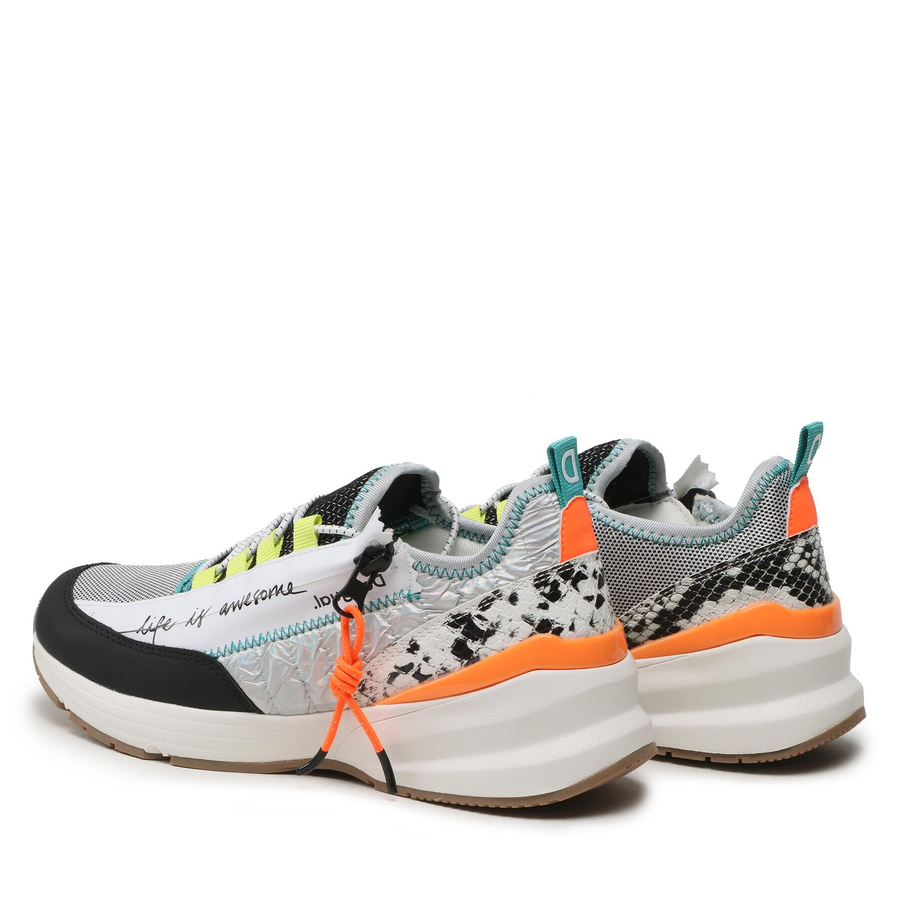 Desigual Сникърси 23SSKP21 Цветен - Pepit.bg