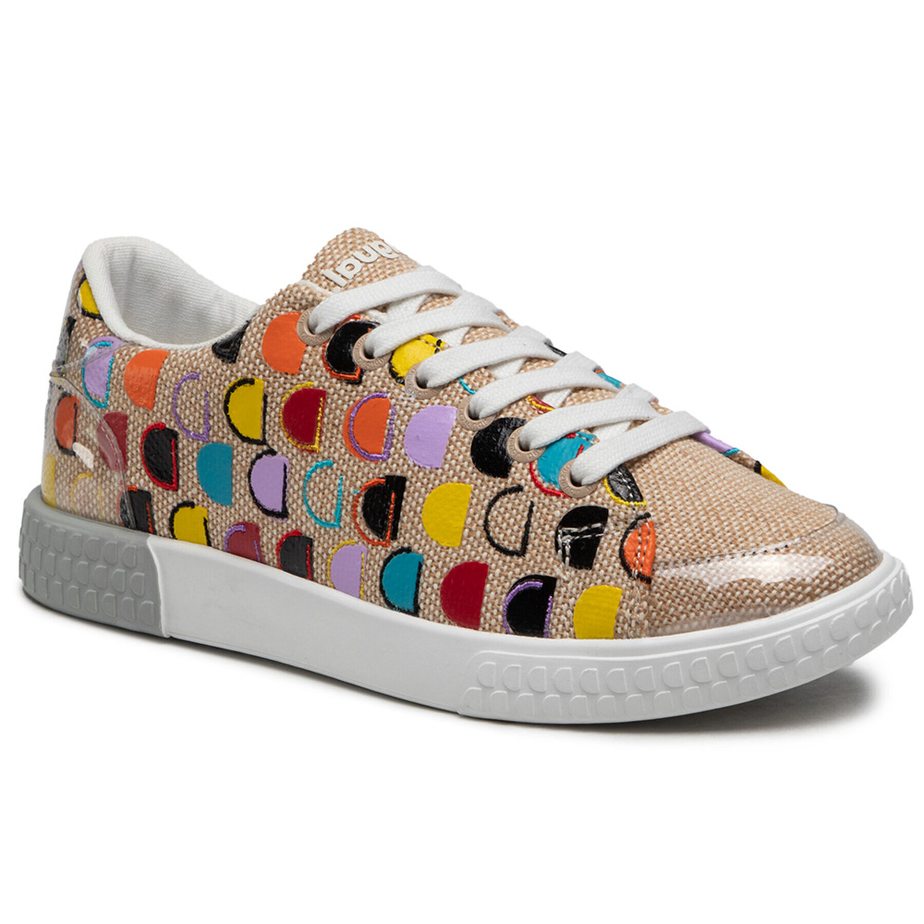 Desigual Сникърси Comet Monogram 21SSKA06 Бежов - Pepit.bg