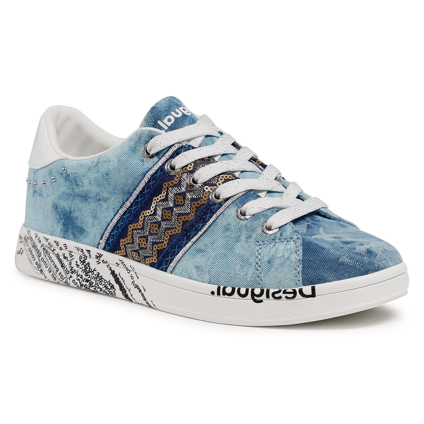 Desigual Сникърси Cosmic 21SSKA16 Син - Pepit.bg