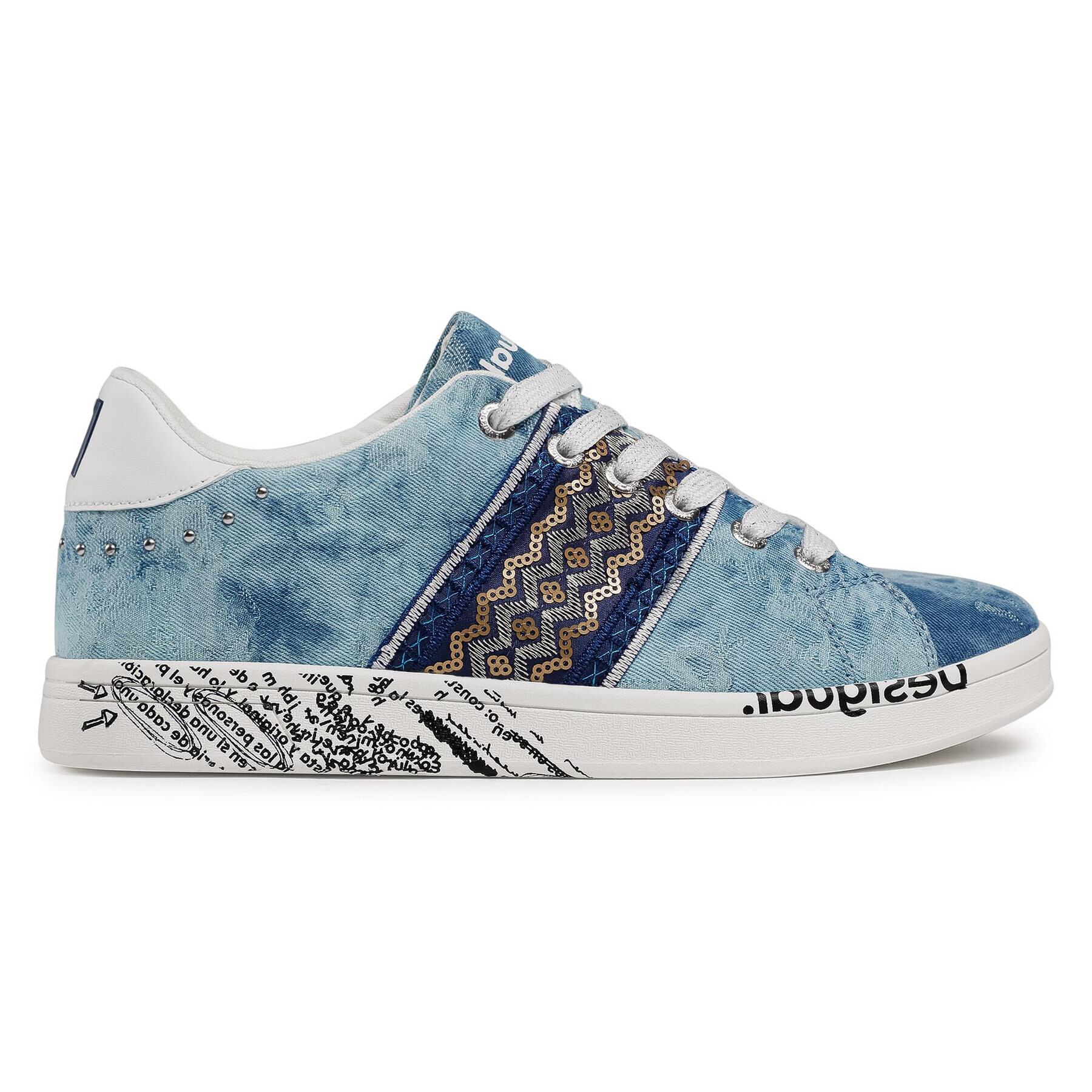 Desigual Сникърси Cosmic 21SSKA16 Син - Pepit.bg