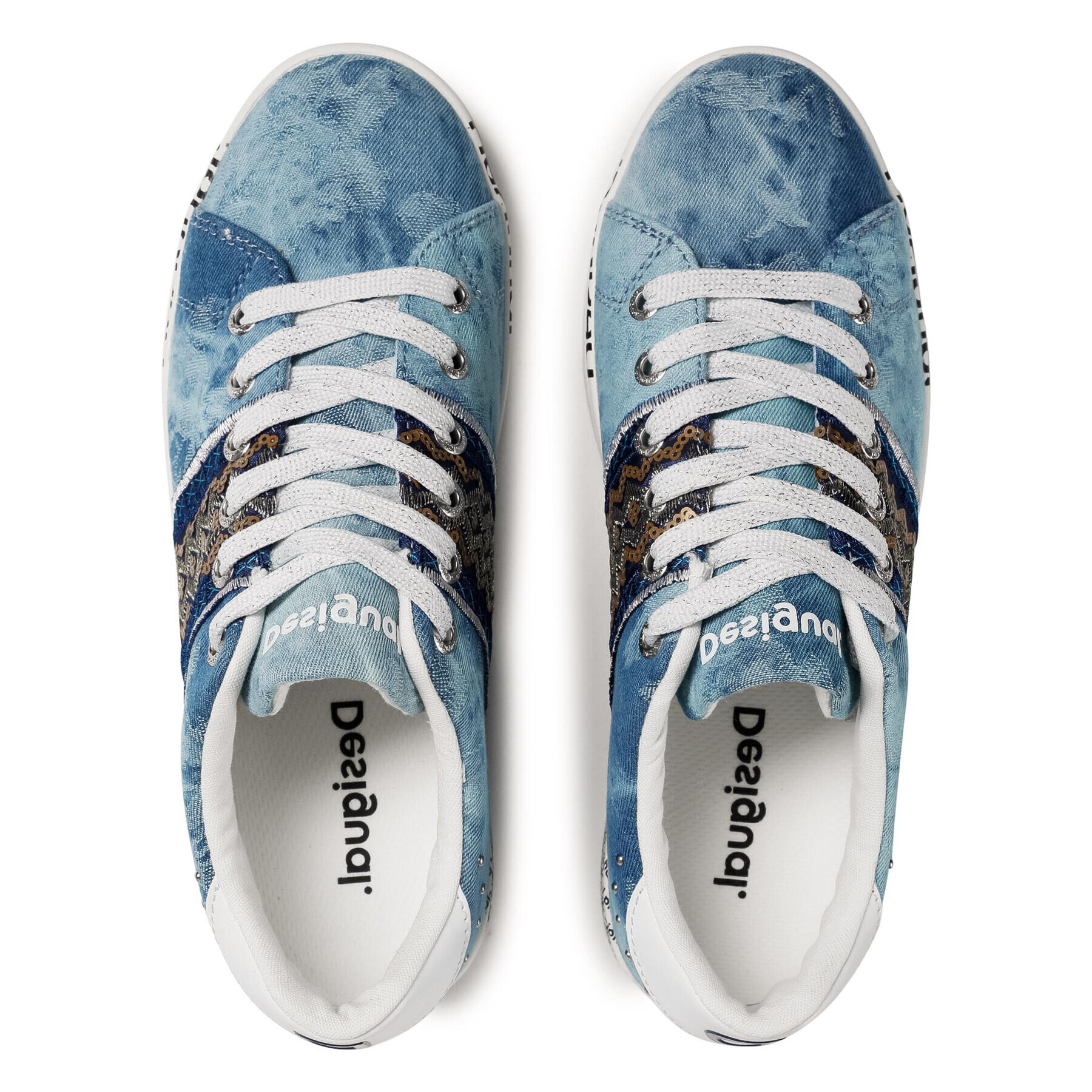 Desigual Сникърси Cosmic 21SSKA16 Син - Pepit.bg