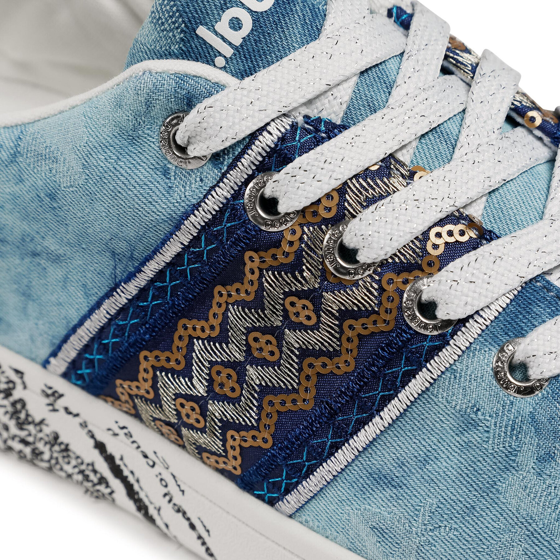 Desigual Сникърси Cosmic 21SSKA16 Син - Pepit.bg