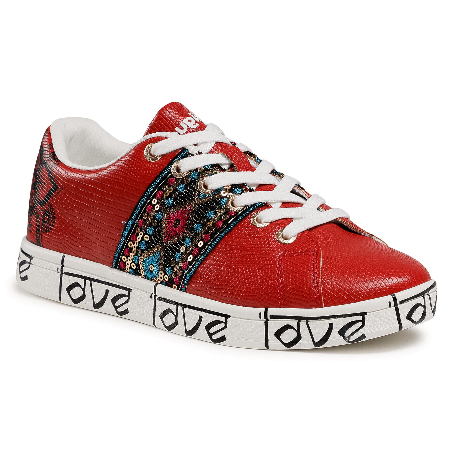 Desigual Сникърси Cosmic 21SSKP28 Червен - Pepit.bg