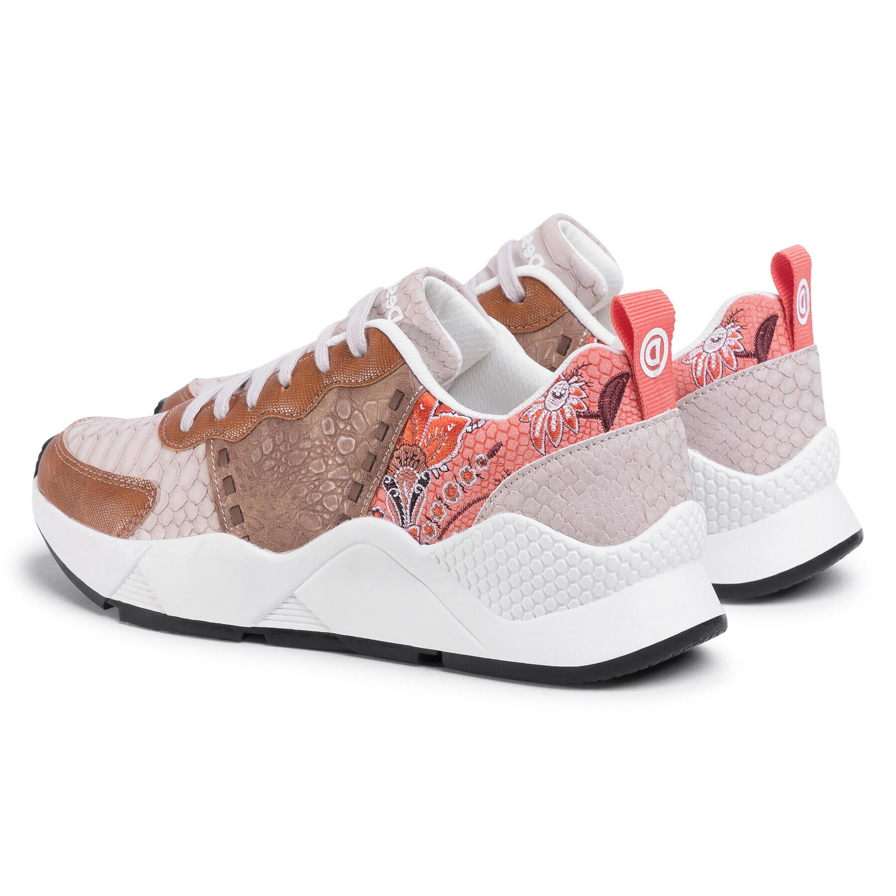 Desigual Сникърси Hydra Marron 20SSKP22 Кафяв - Pepit.bg