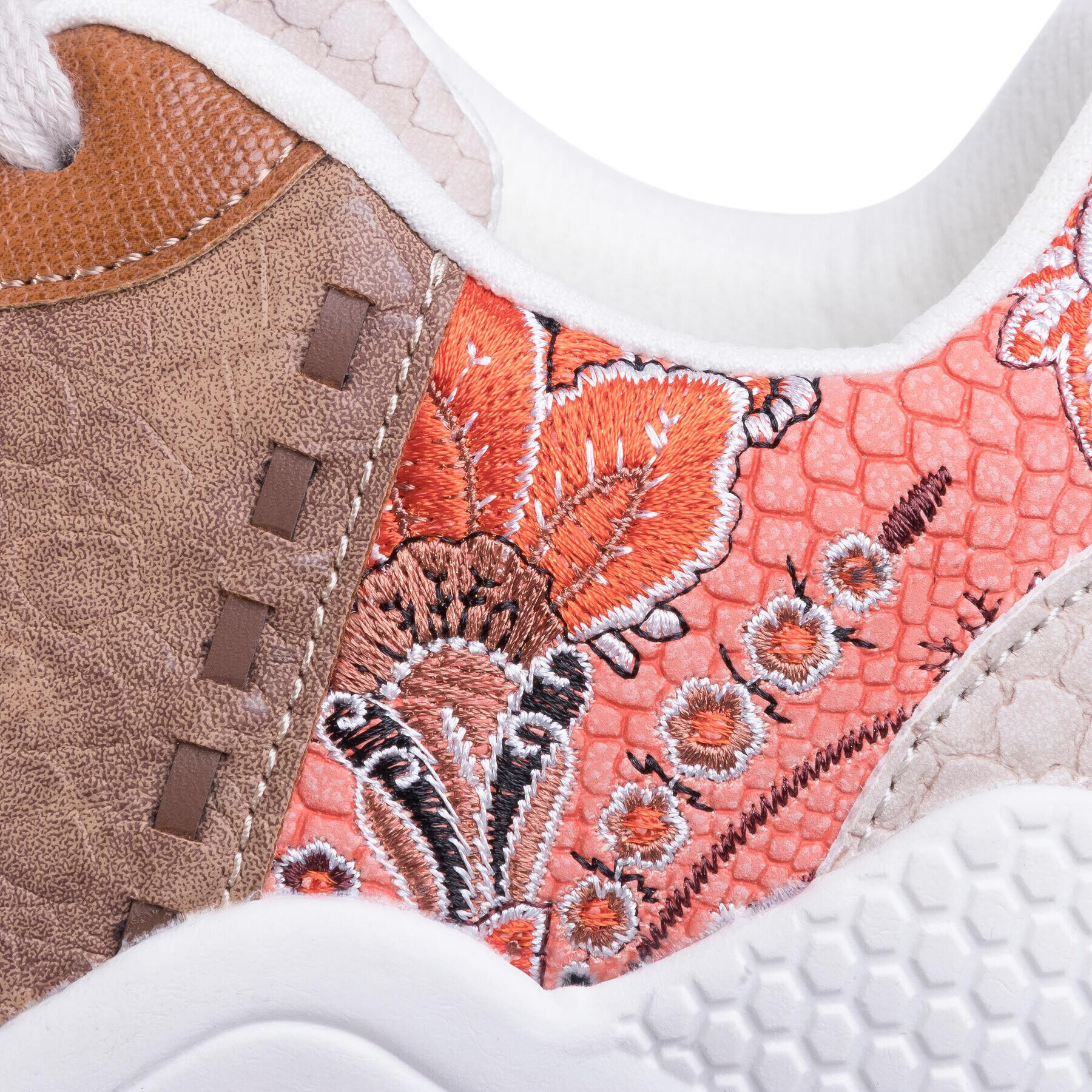 Desigual Сникърси Hydra Marron 20SSKP22 Кафяв - Pepit.bg