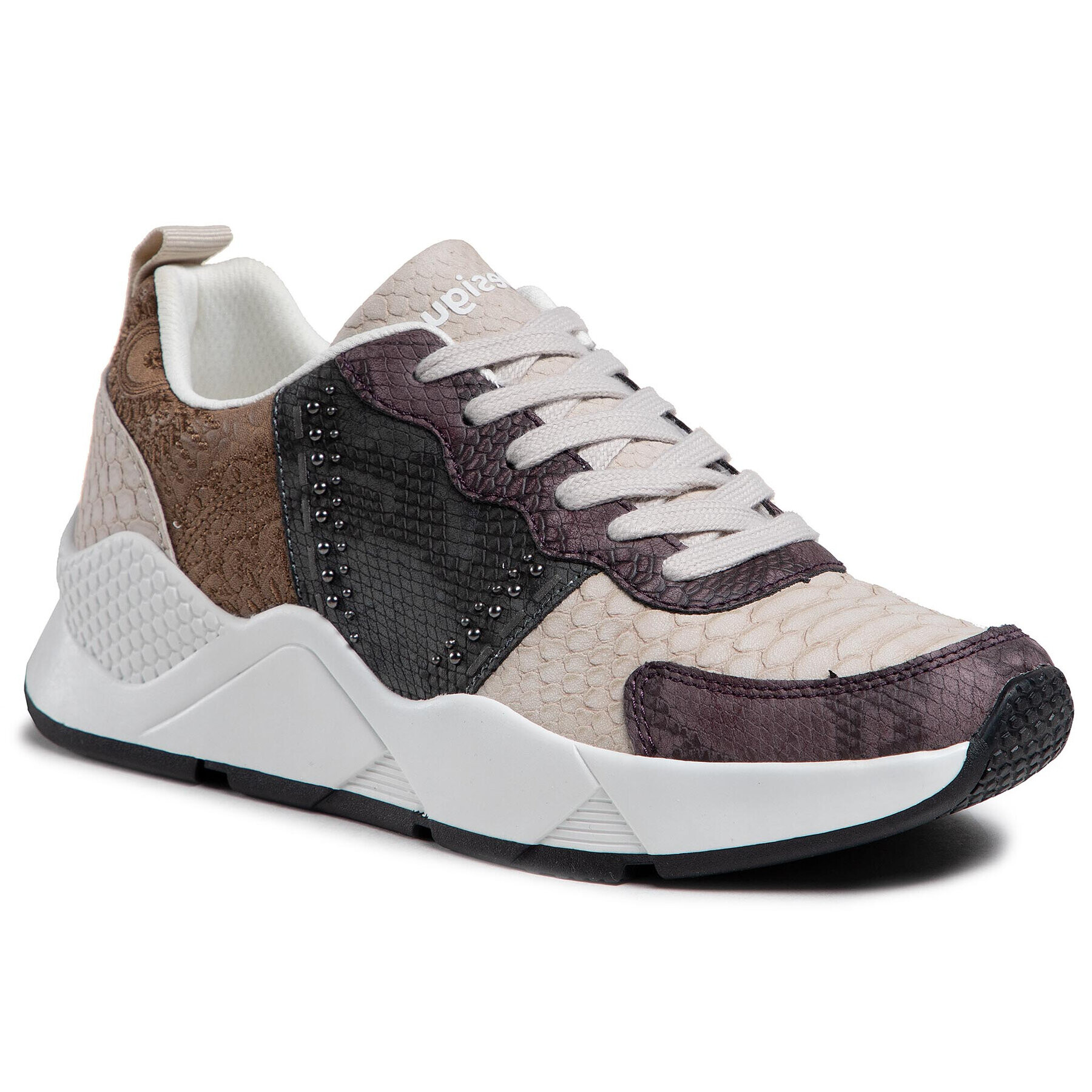 Desigual Сникърси Hydra Pach 21SSKP29 Бежов - Pepit.bg