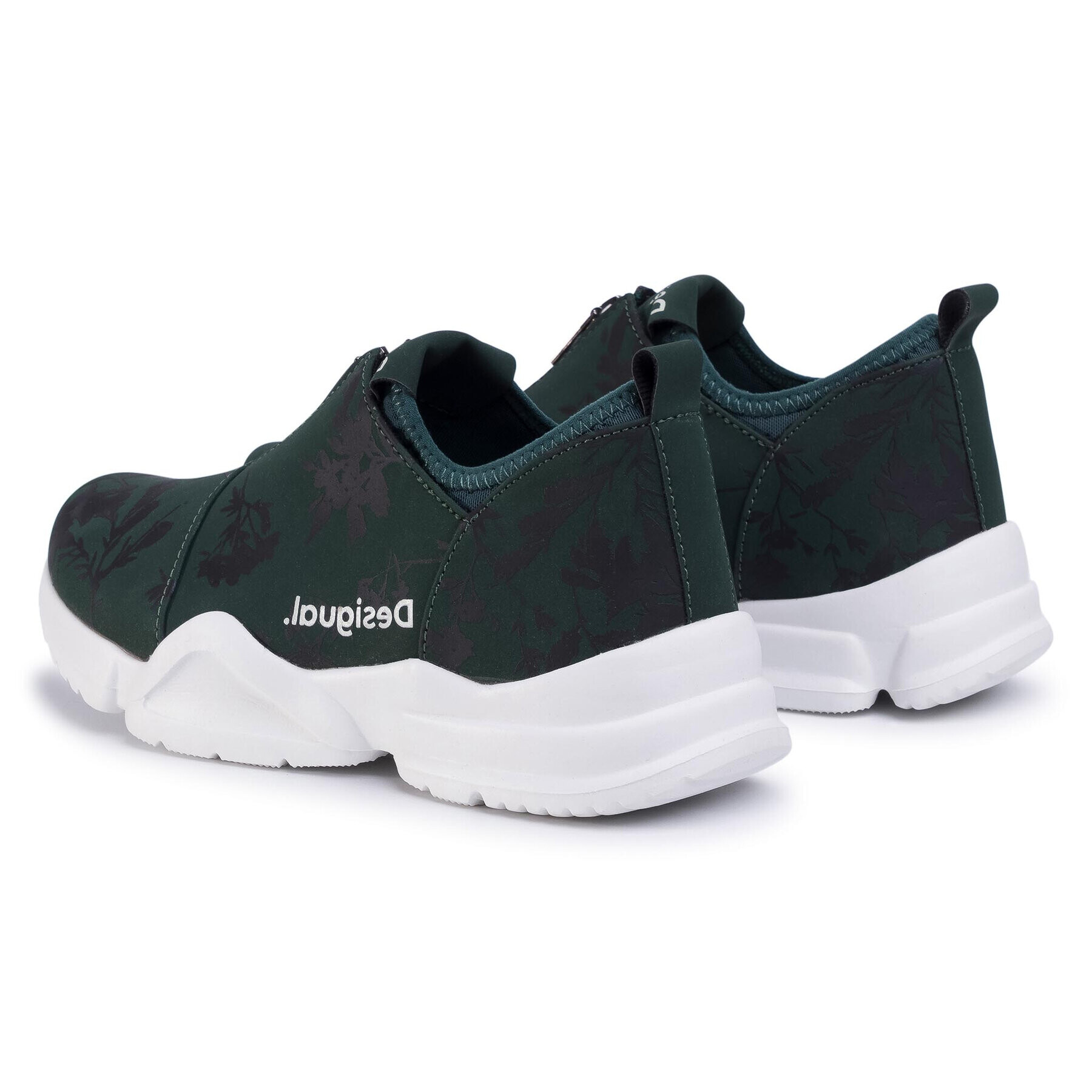 Desigual Сникърси Sneaker Zip Gardens 20SUKW04 Зелен - Pepit.bg