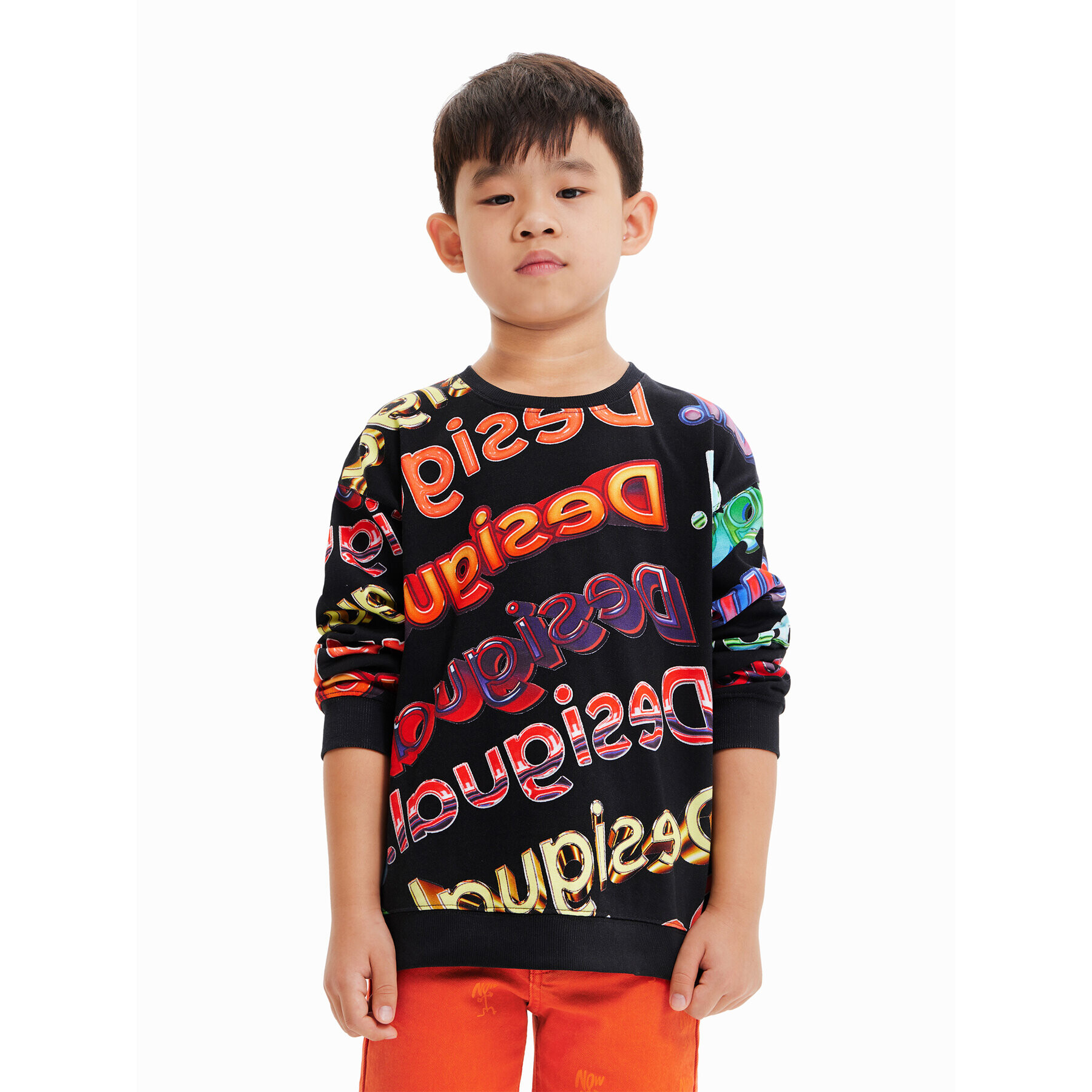 Desigual Суитшърт 23SBSK01 Цветен Regular Fit - Pepit.bg