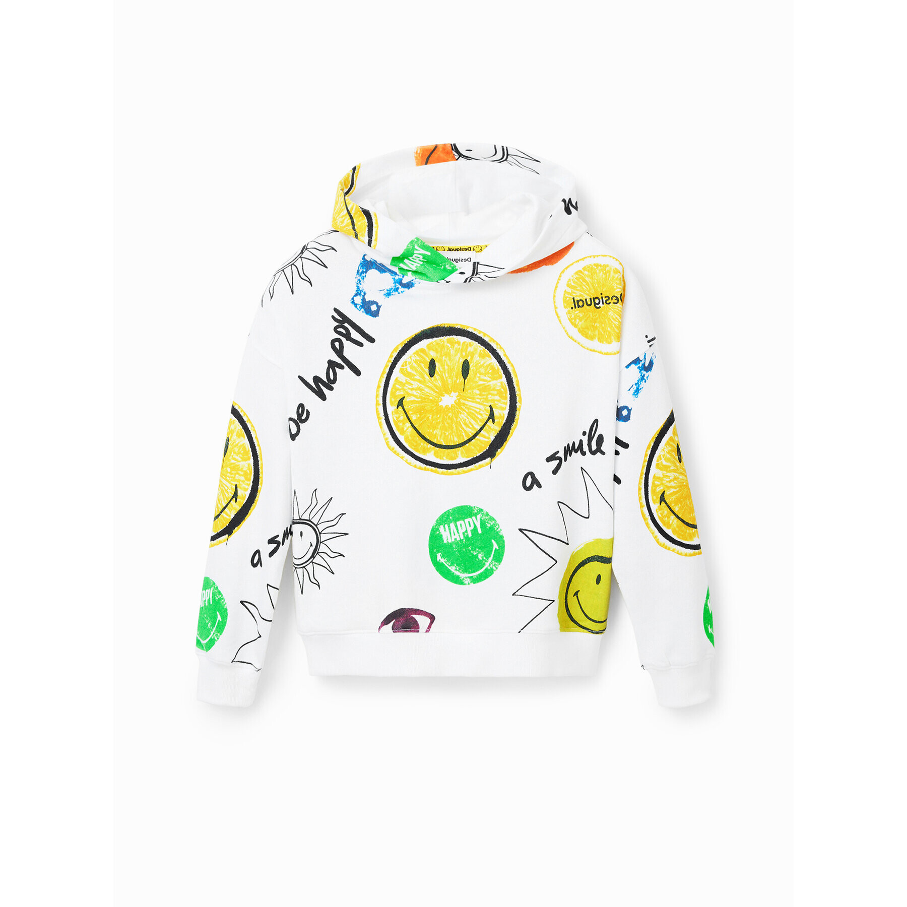 Desigual Суитшърт 23SBSK04 Бежов Regular Fit - Pepit.bg