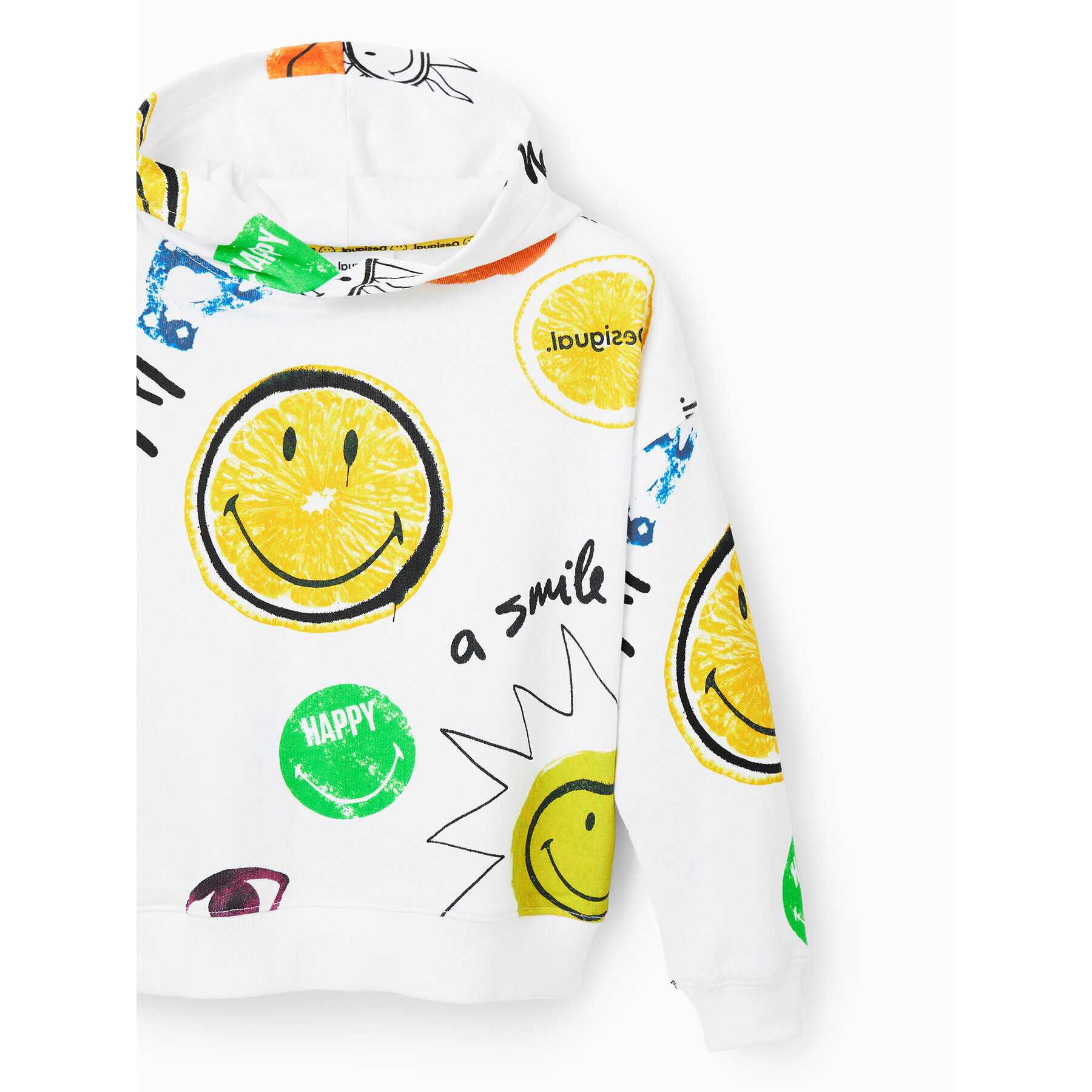 Desigual Суитшърт 23SBSK04 Бежов Regular Fit - Pepit.bg