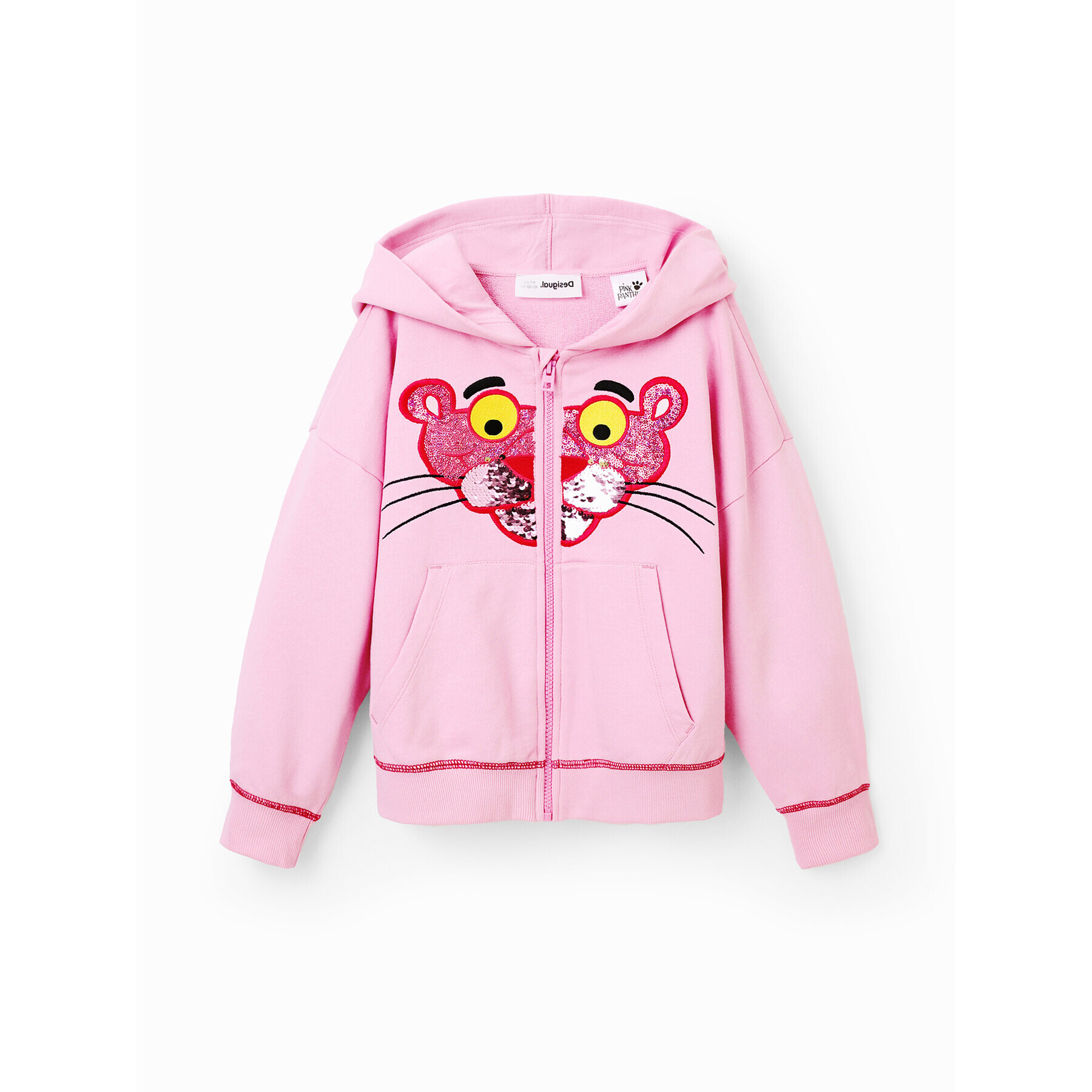 Desigual Суитшърт 23SGSK06 Розов Regular Fit - Pepit.bg