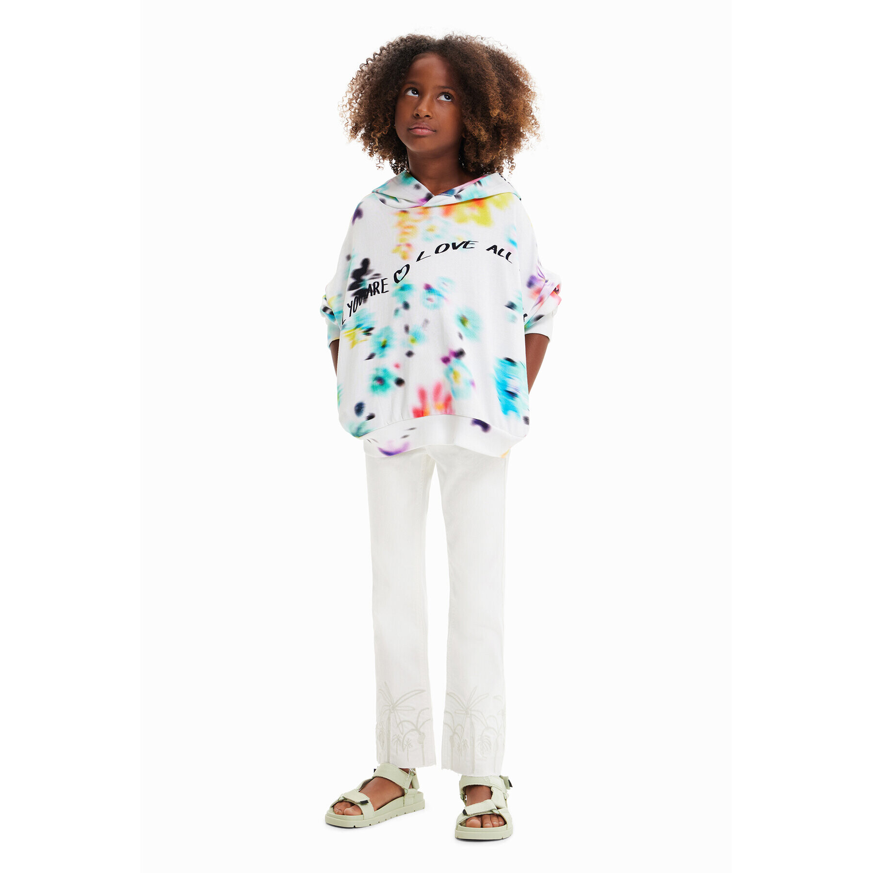 Desigual Суитшърт 23SGSK12 Цветен Oversize - Pepit.bg