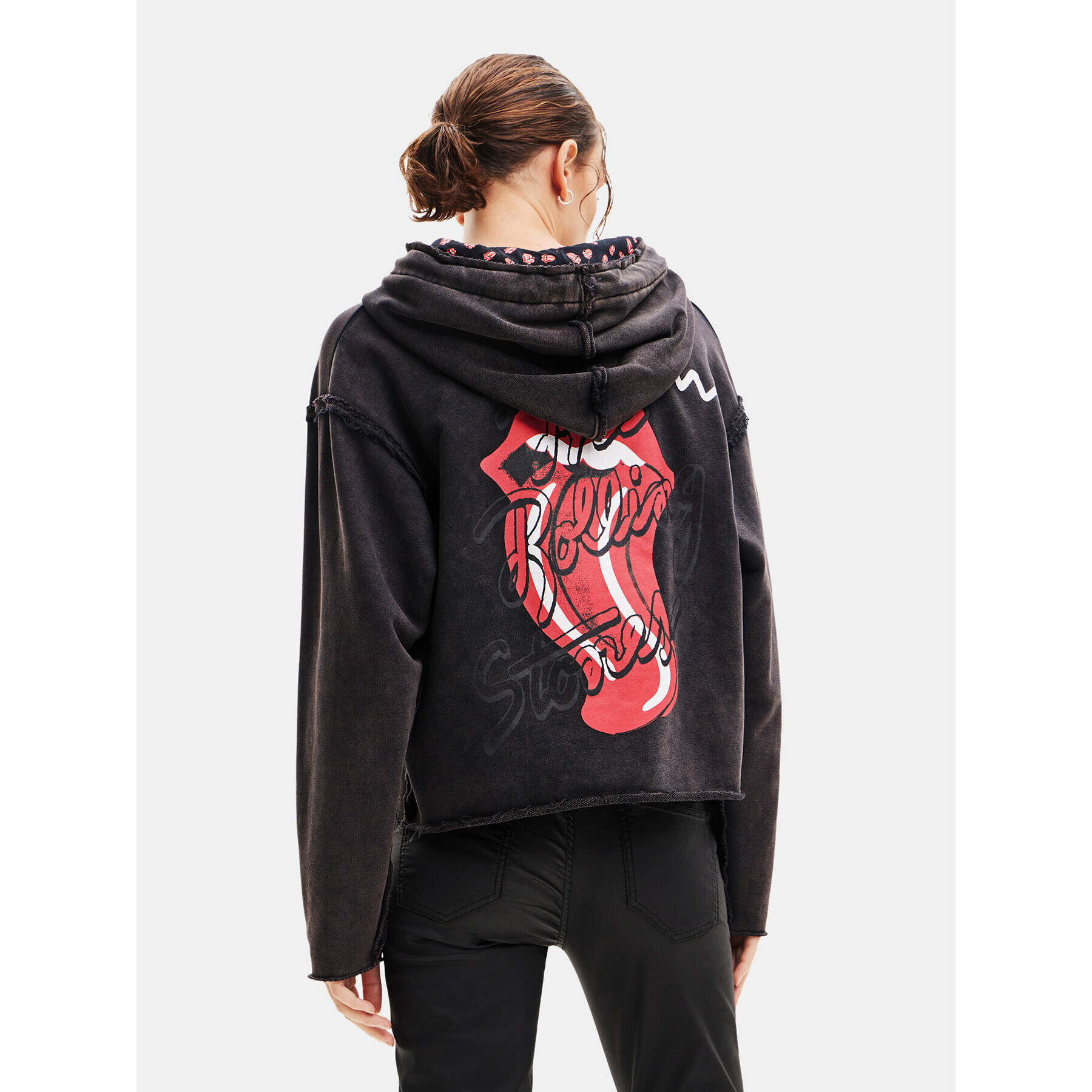 Desigual Суитшърт 23WWSK58 Черен Regular Fit - Pepit.bg