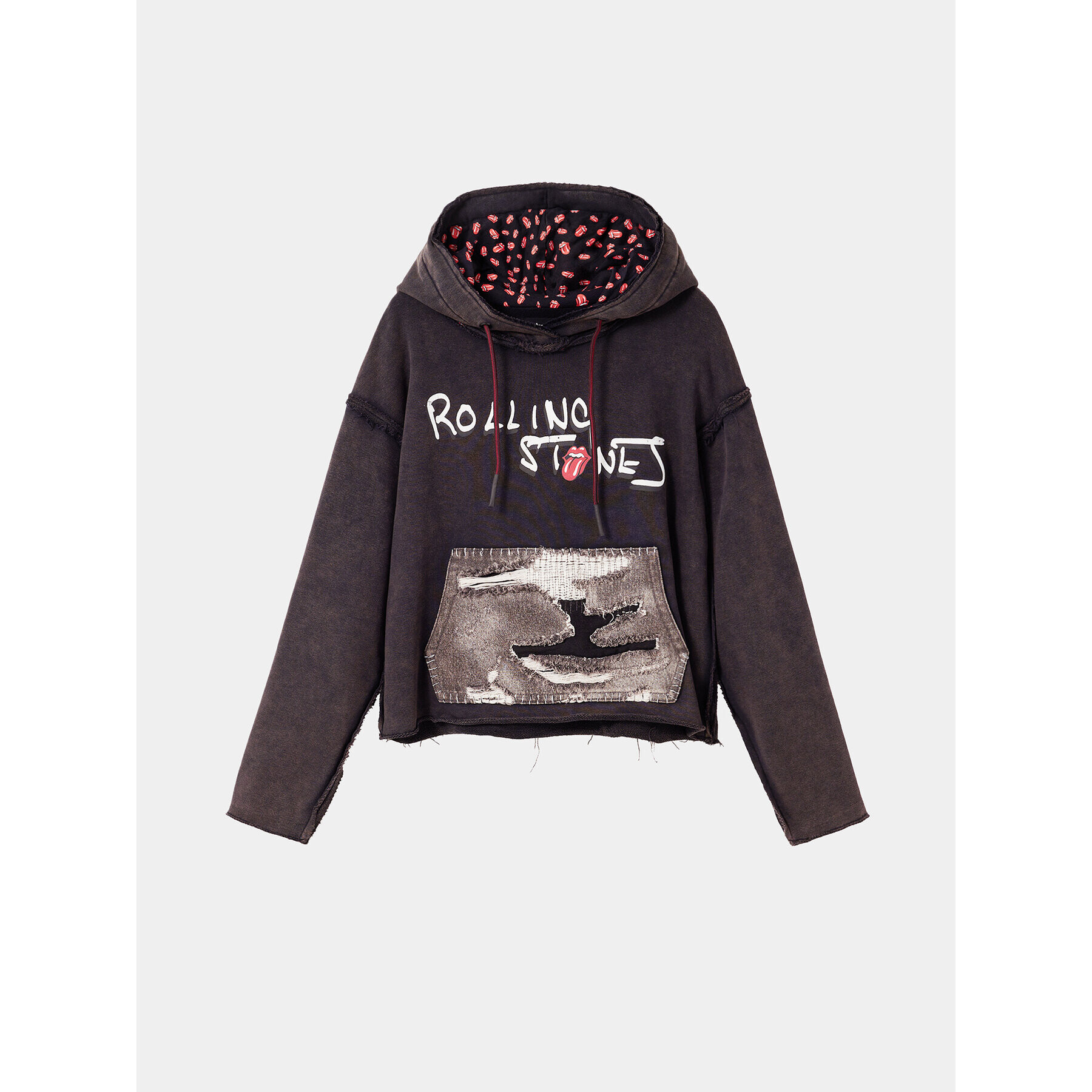 Desigual Суитшърт 23WWSK58 Черен Regular Fit - Pepit.bg