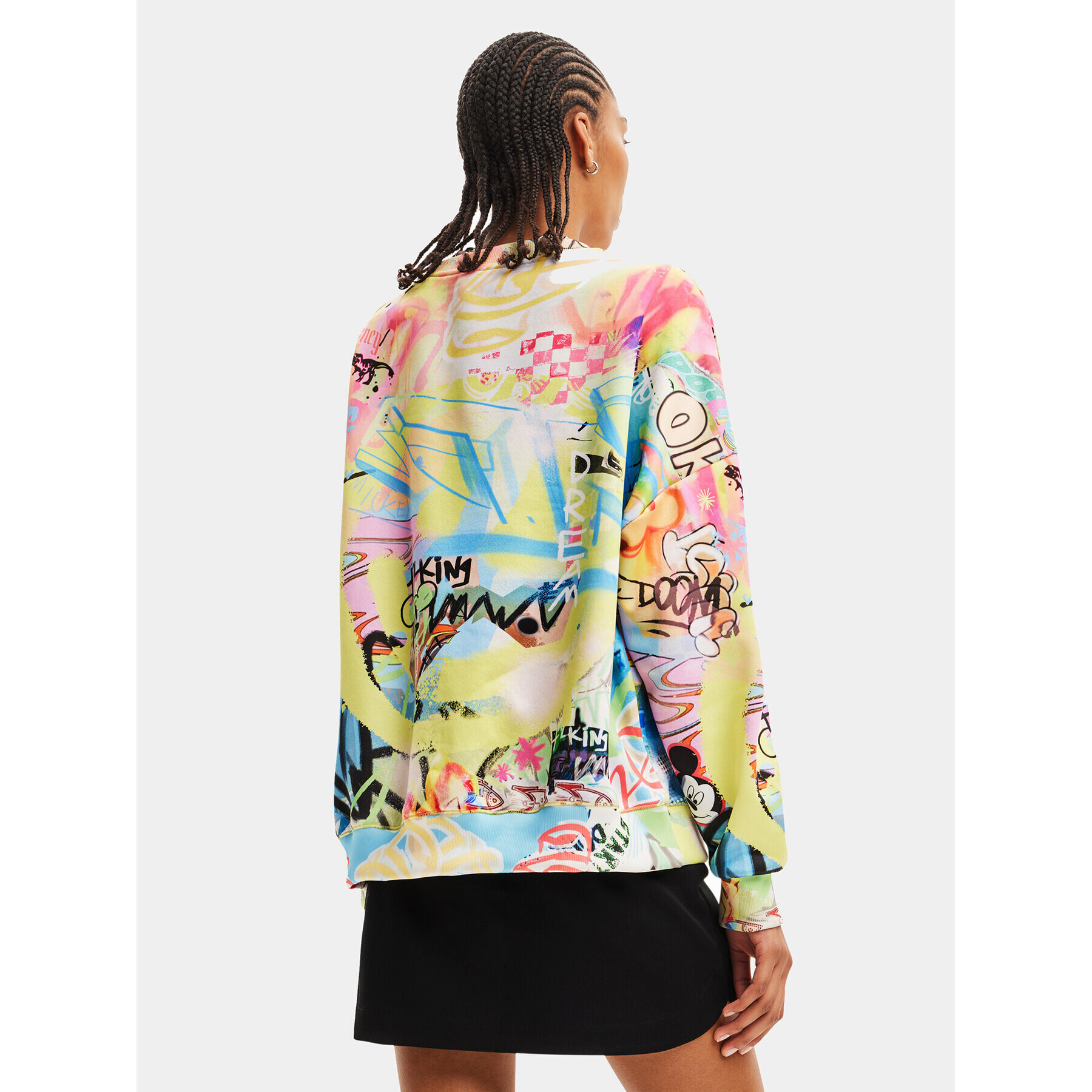 Desigual Суитшърт 23WWSK59 Цветен Oversize - Pepit.bg