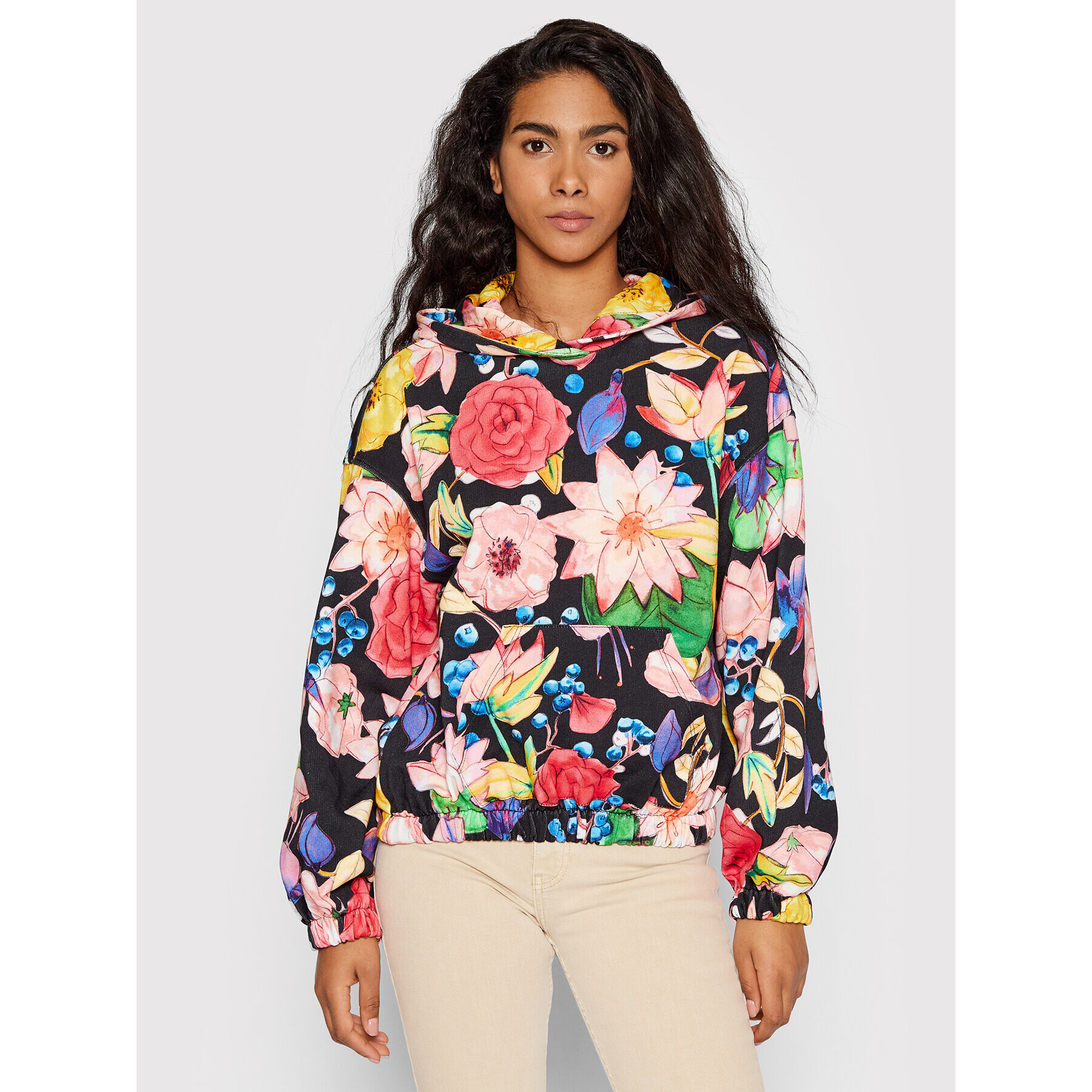 Desigual Суитшърт Carol 22SWSK37 Цветен Oversize - Pepit.bg