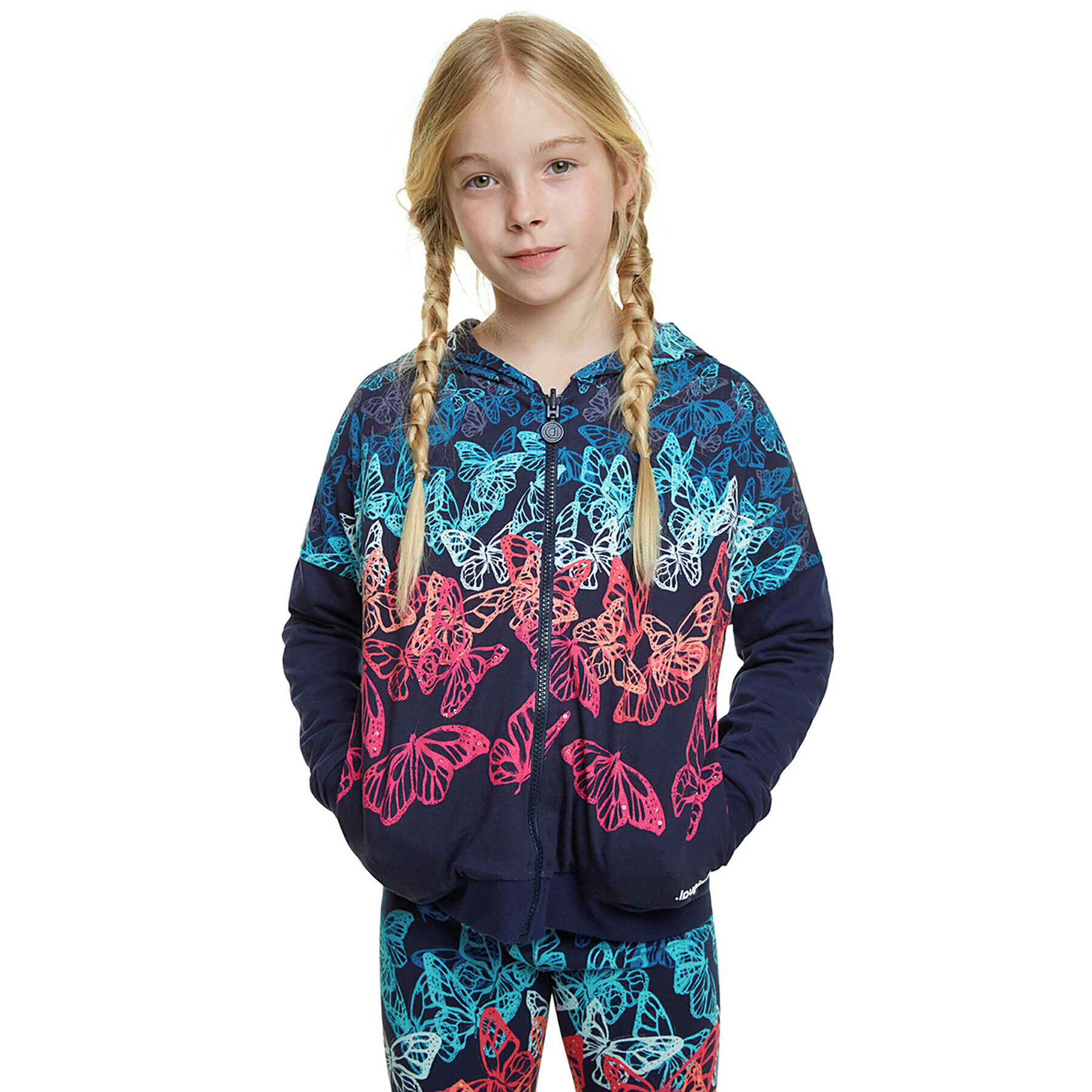 Desigual Суитшърт Carolina 20SGSK08 Тъмносин Regular Fit - Pepit.bg