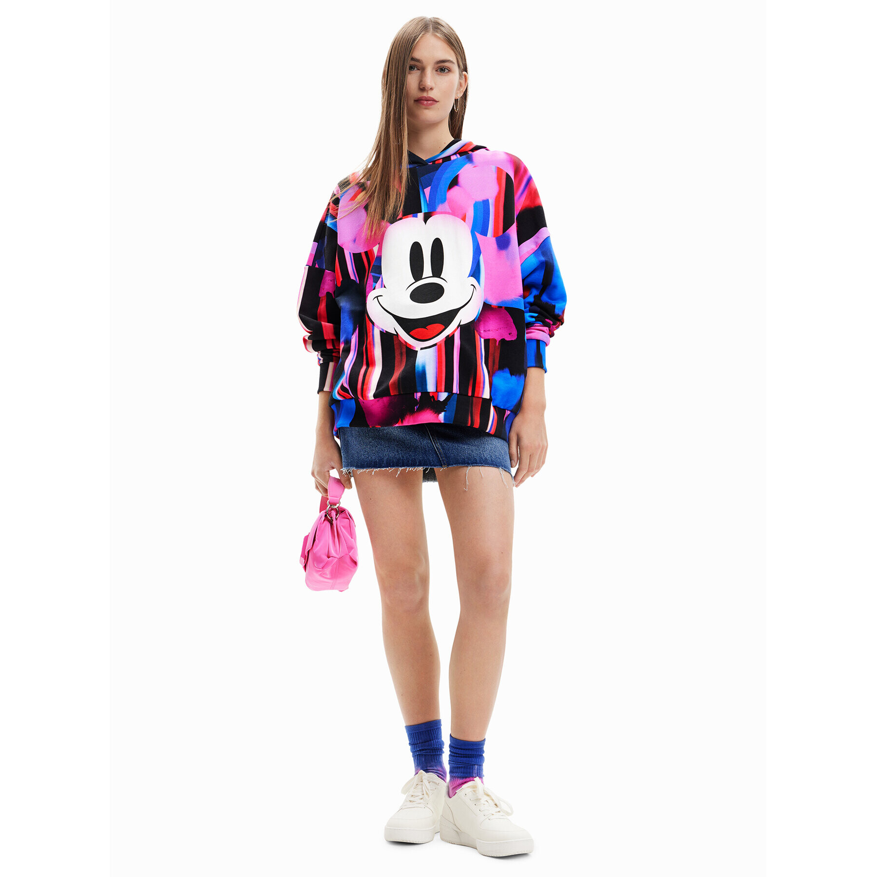 Desigual Суитшърт DISNEY Arty 23SWSK59 Цветен Oversize - Pepit.bg