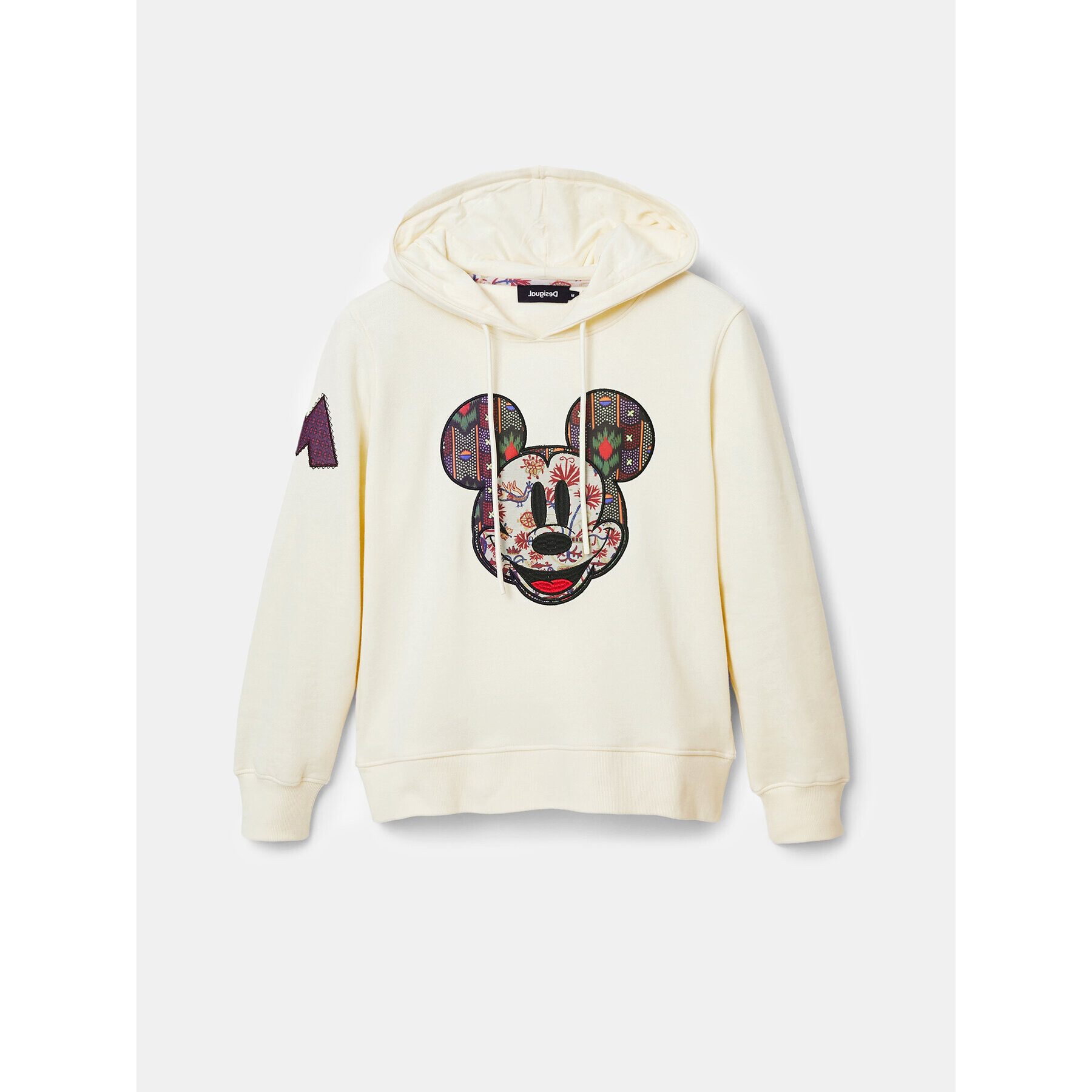 Desigual Суитшърт DISNEY Face Patch 22WWSK47 Бежов Regular Fit - Pepit.bg