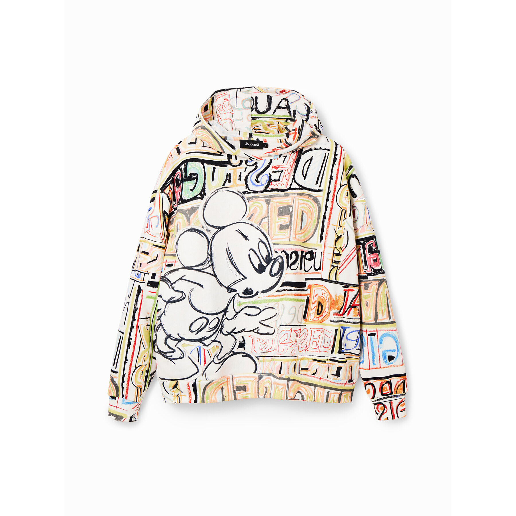 Desigual Суитшърт DISNEY Mickey Letters 23SWSK31 Цветен Oversize - Pepit.bg