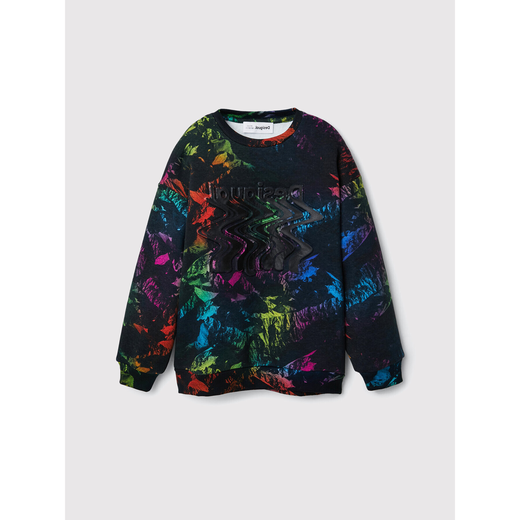 Desigual Суитшърт Vesubio 22WBSK07 Черен Regular Fit - Pepit.bg