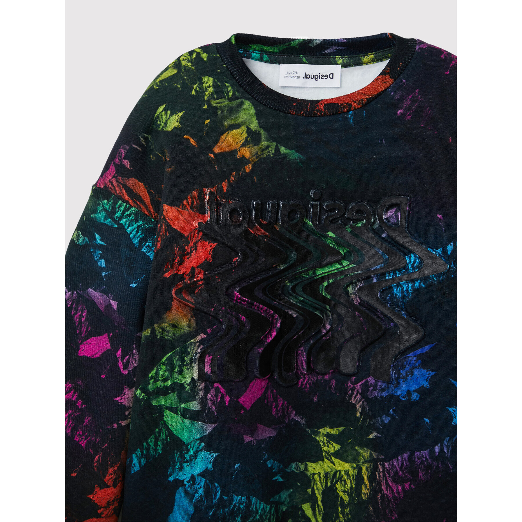 Desigual Суитшърт Vesubio 22WBSK07 Черен Regular Fit - Pepit.bg