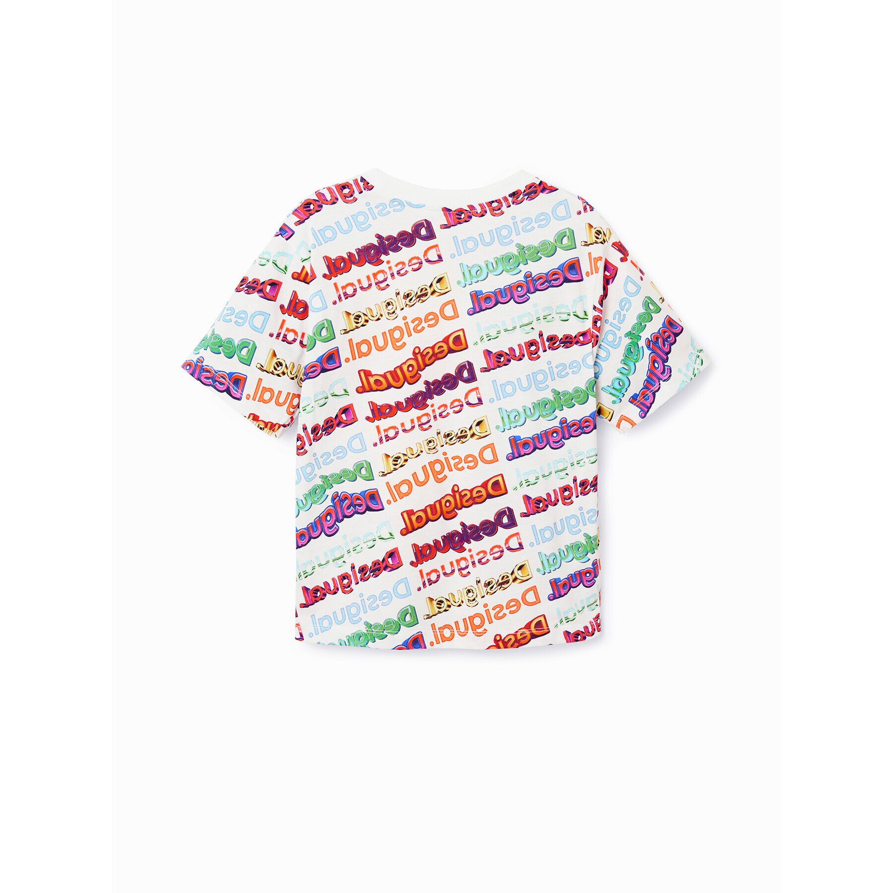 Desigual Тишърт 23SBTK06 Цветен Regular Fit - Pepit.bg