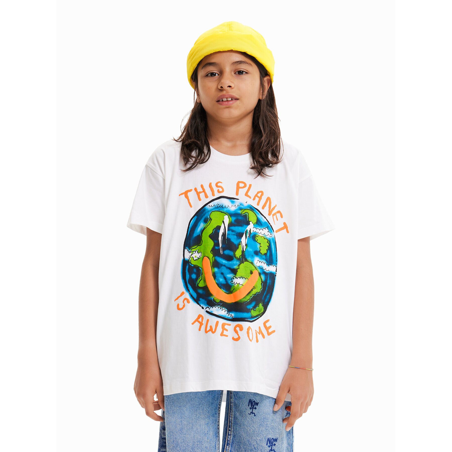 Desigual Тишърт 23SBTK09 Цветен Regular Fit - Pepit.bg