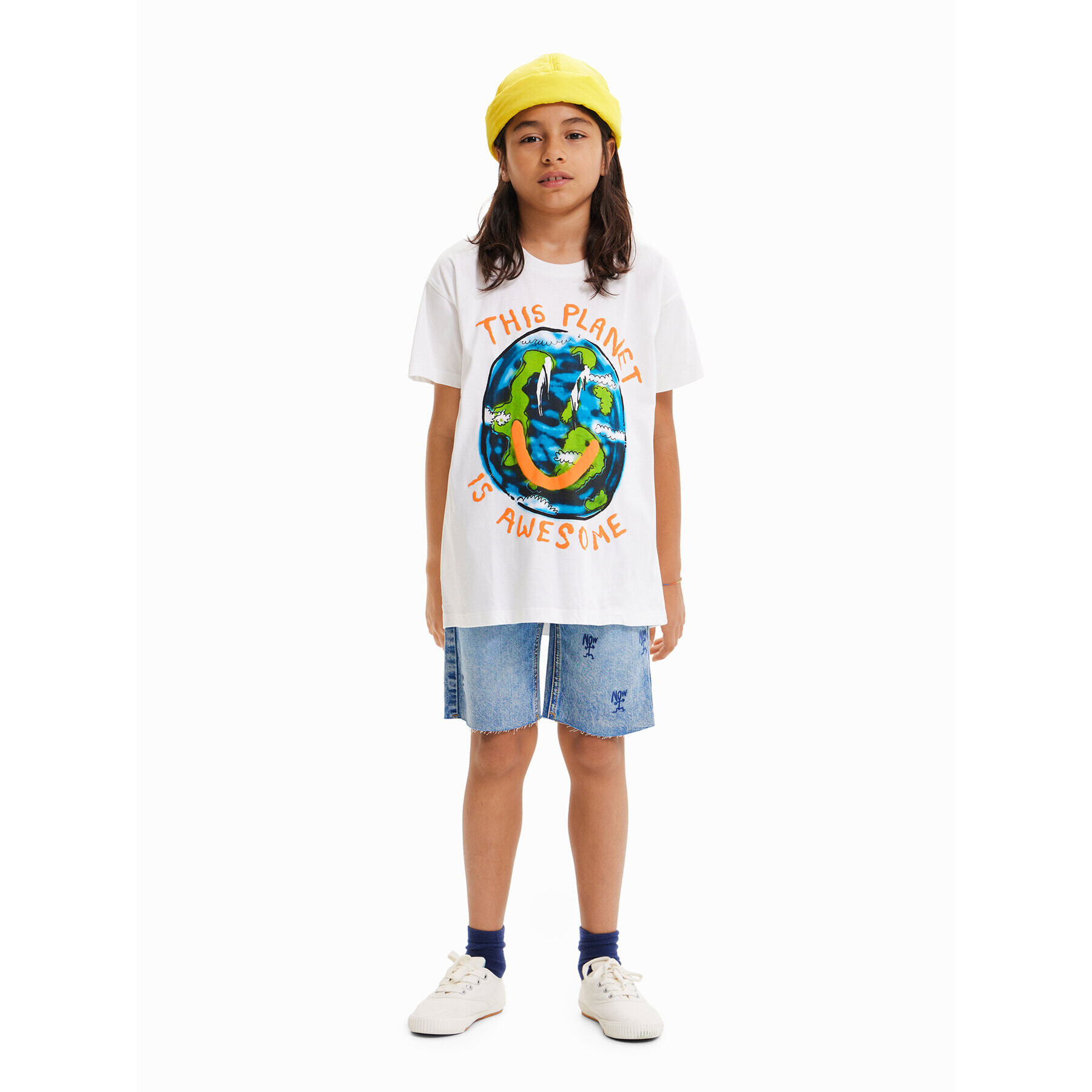 Desigual Тишърт 23SBTK09 Цветен Regular Fit - Pepit.bg