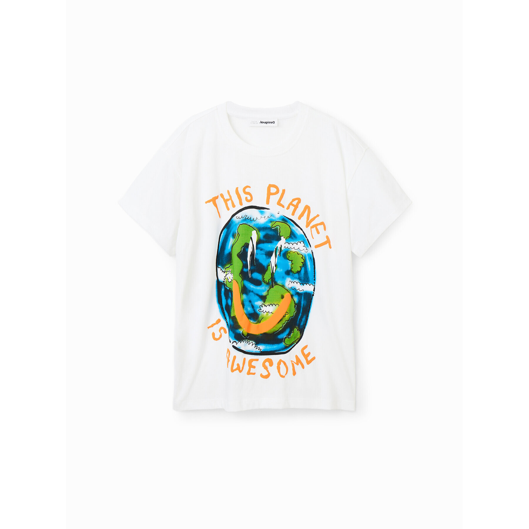 Desigual Тишърт 23SBTK09 Цветен Regular Fit - Pepit.bg