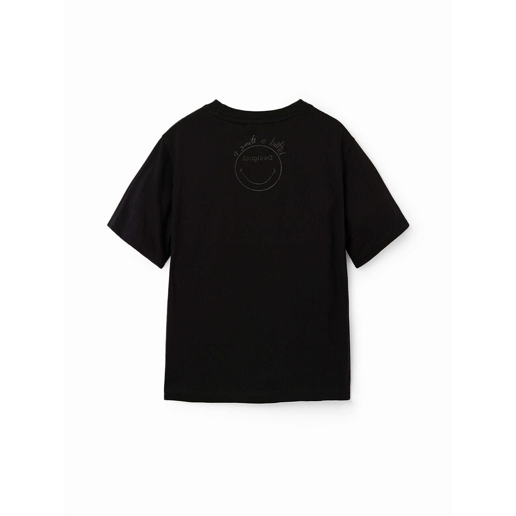 Desigual Тишърт 23SBTK11 Сив Regular Fit - Pepit.bg