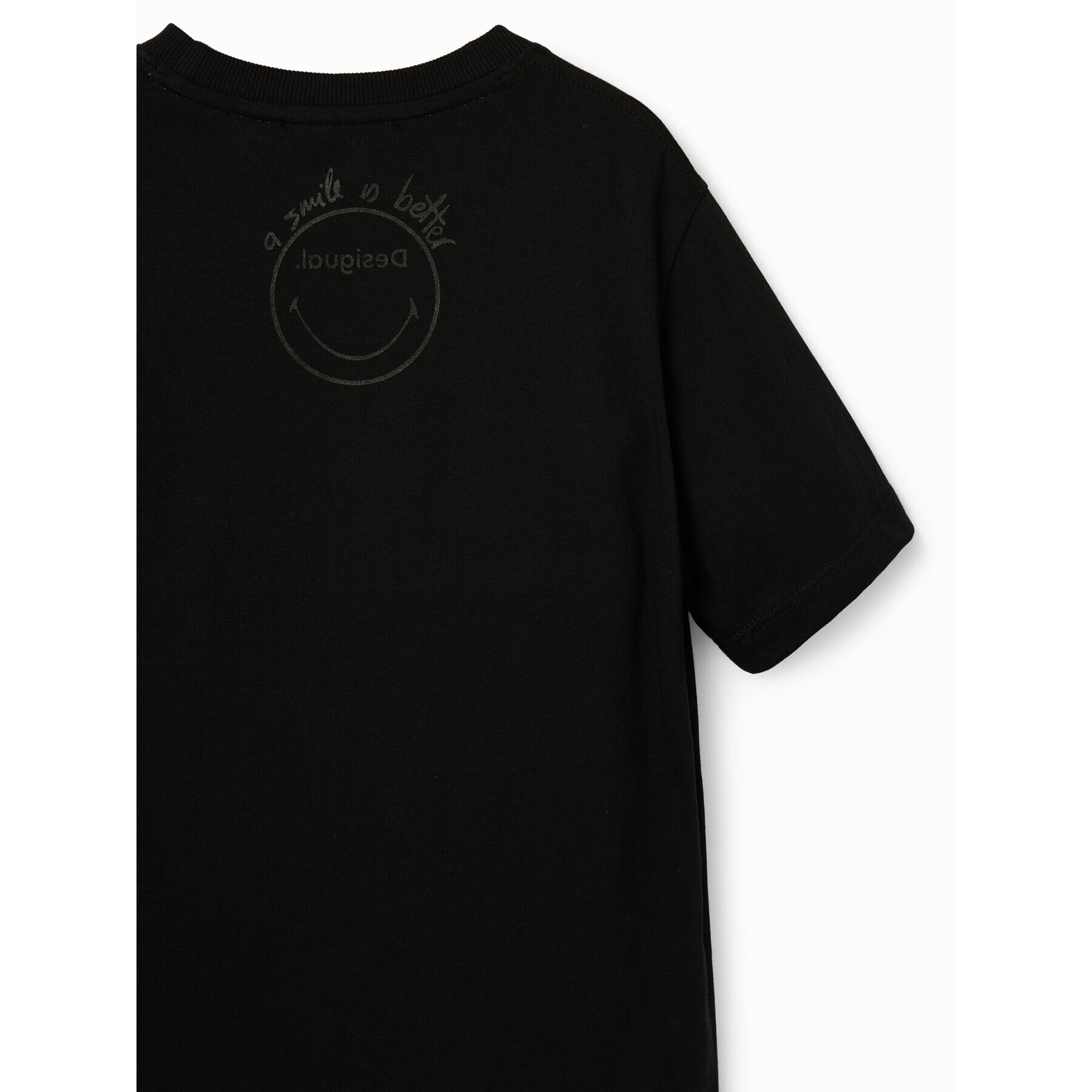 Desigual Тишърт 23SBTK11 Сив Regular Fit - Pepit.bg