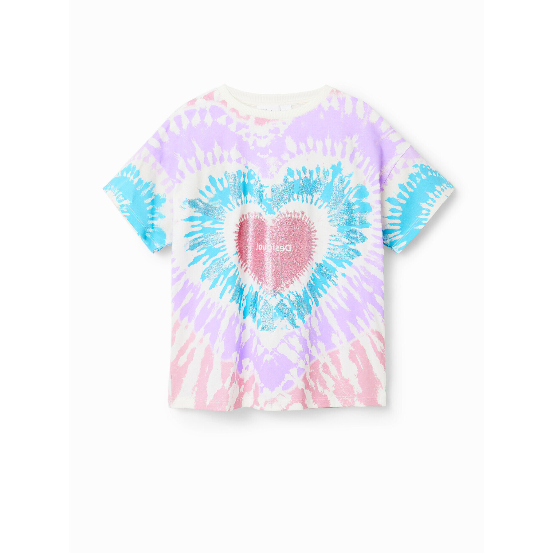 Desigual Тишърт 23SGTK02 Цветен Flare Fit - Pepit.bg