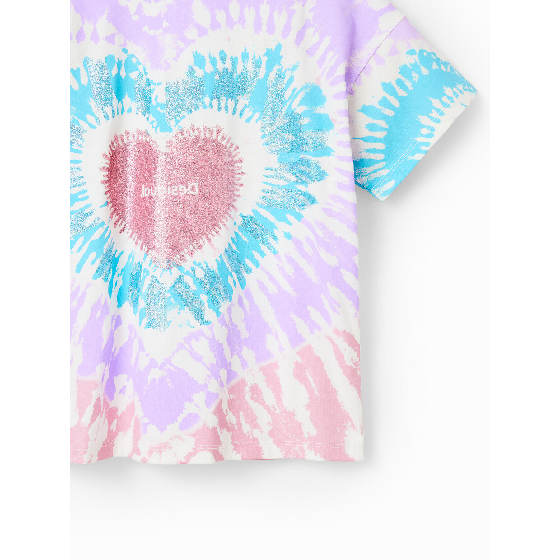 Desigual Тишърт 23SGTK02 Цветен Flare Fit - Pepit.bg