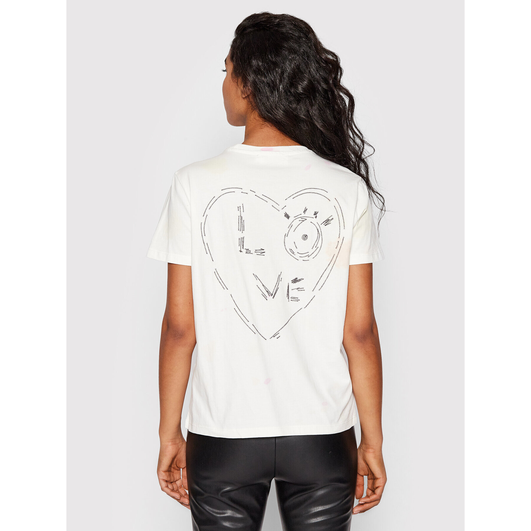 Desigual Тишърт Altea 22SWTKAV Бял Regular Fit - Pepit.bg