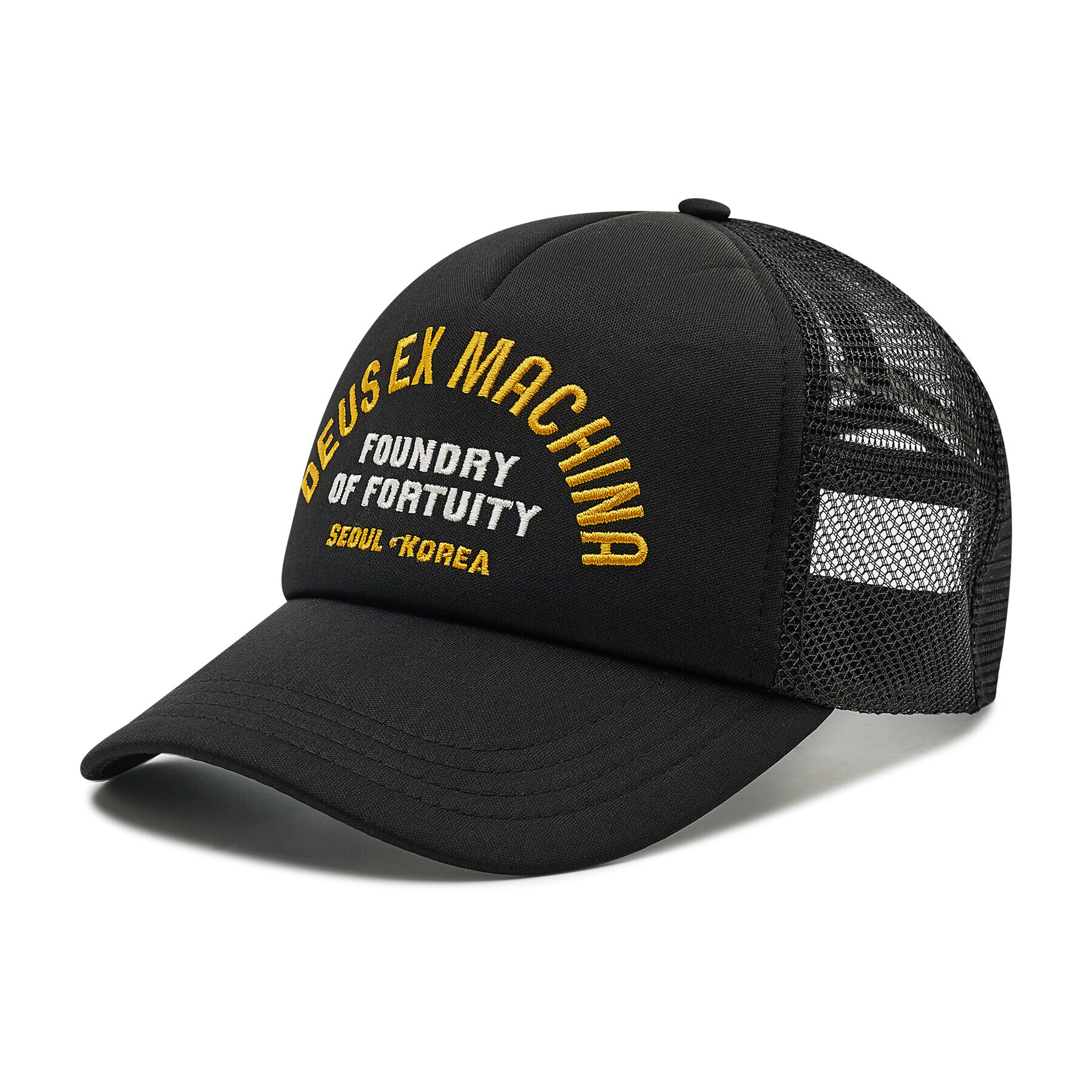 Deus Ex Machina Шапка с козирка Fortunity Trucker DMP2271536 Черен - Pepit.bg