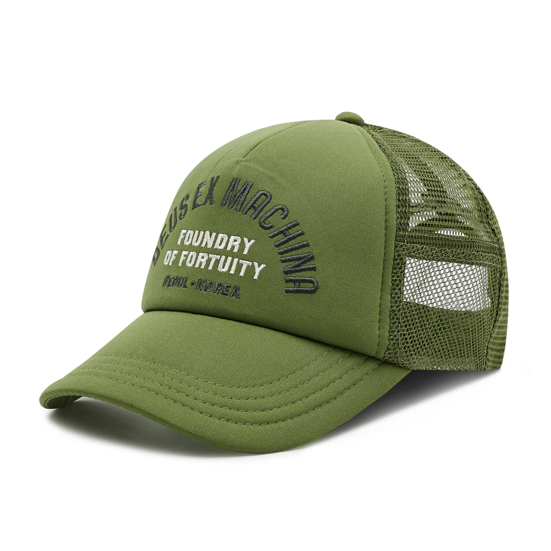 Deus Ex Machina Шапка с козирка Fortunity Trucker DMP2271536 Зелен - Pepit.bg