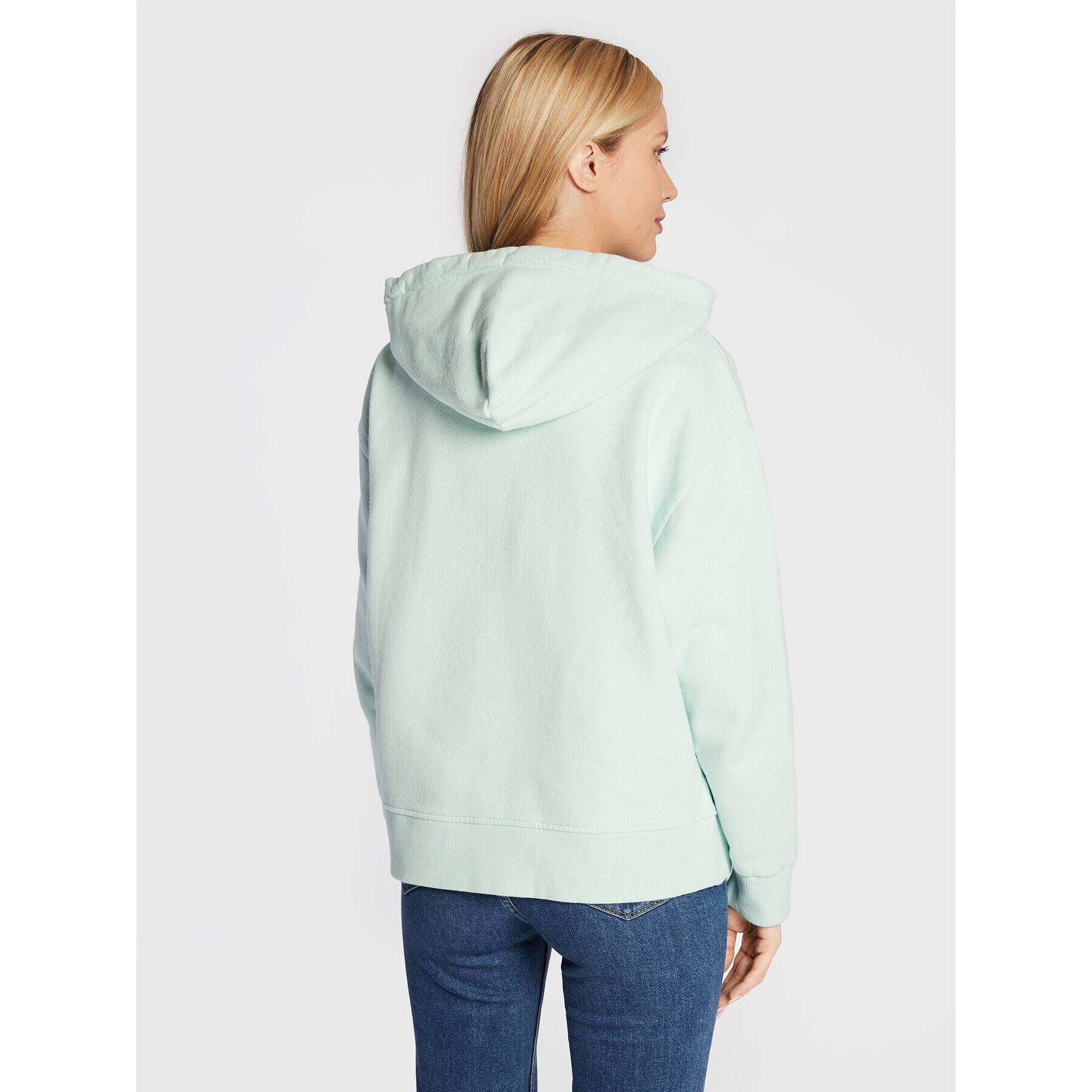 Deus Ex Machina Суитшърт Cultivate DLF228546 Зелен Oversize - Pepit.bg