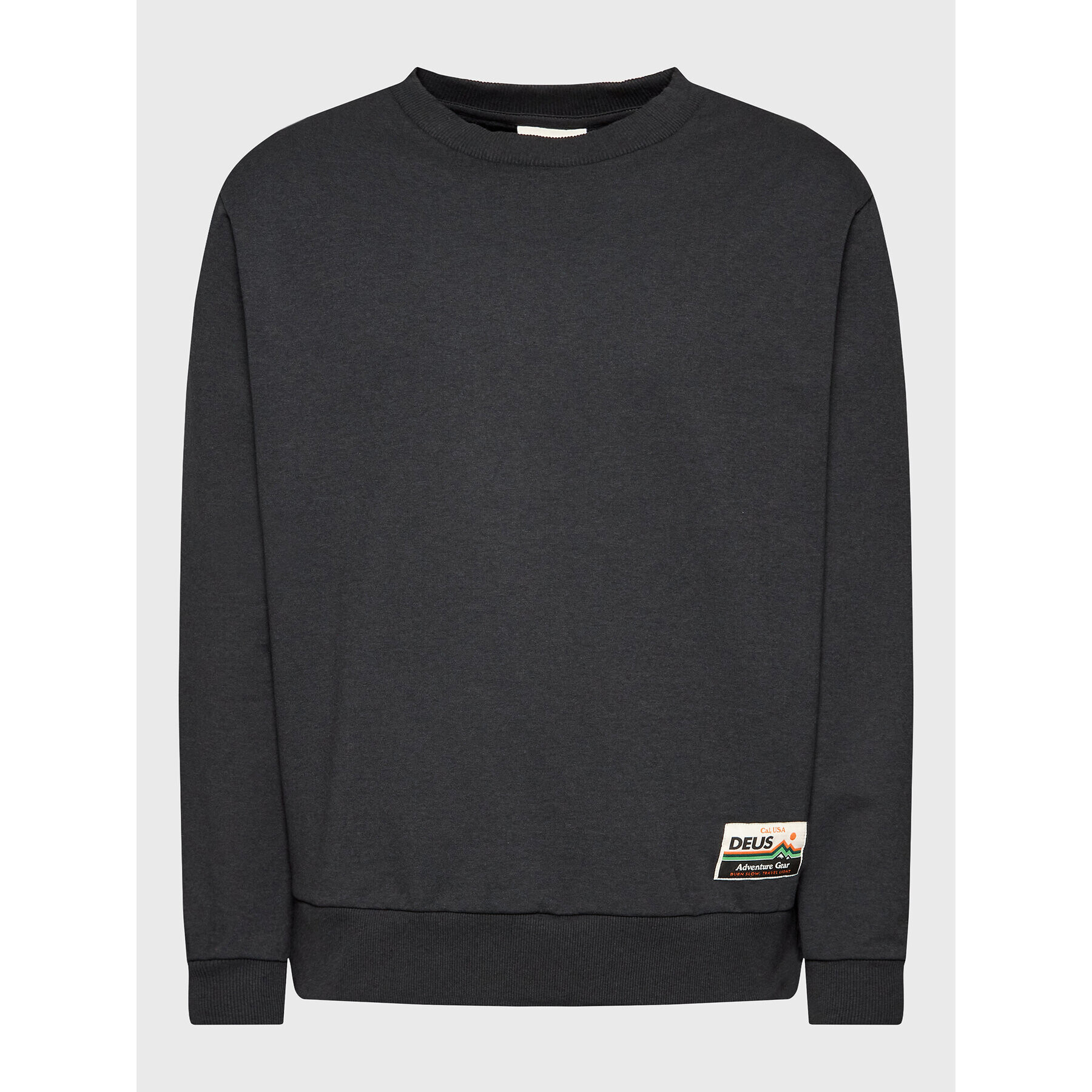 Deus Ex Machina Суитшърт Garrison Plain Crew DMF228331 Сив Boxy Fit - Pepit.bg